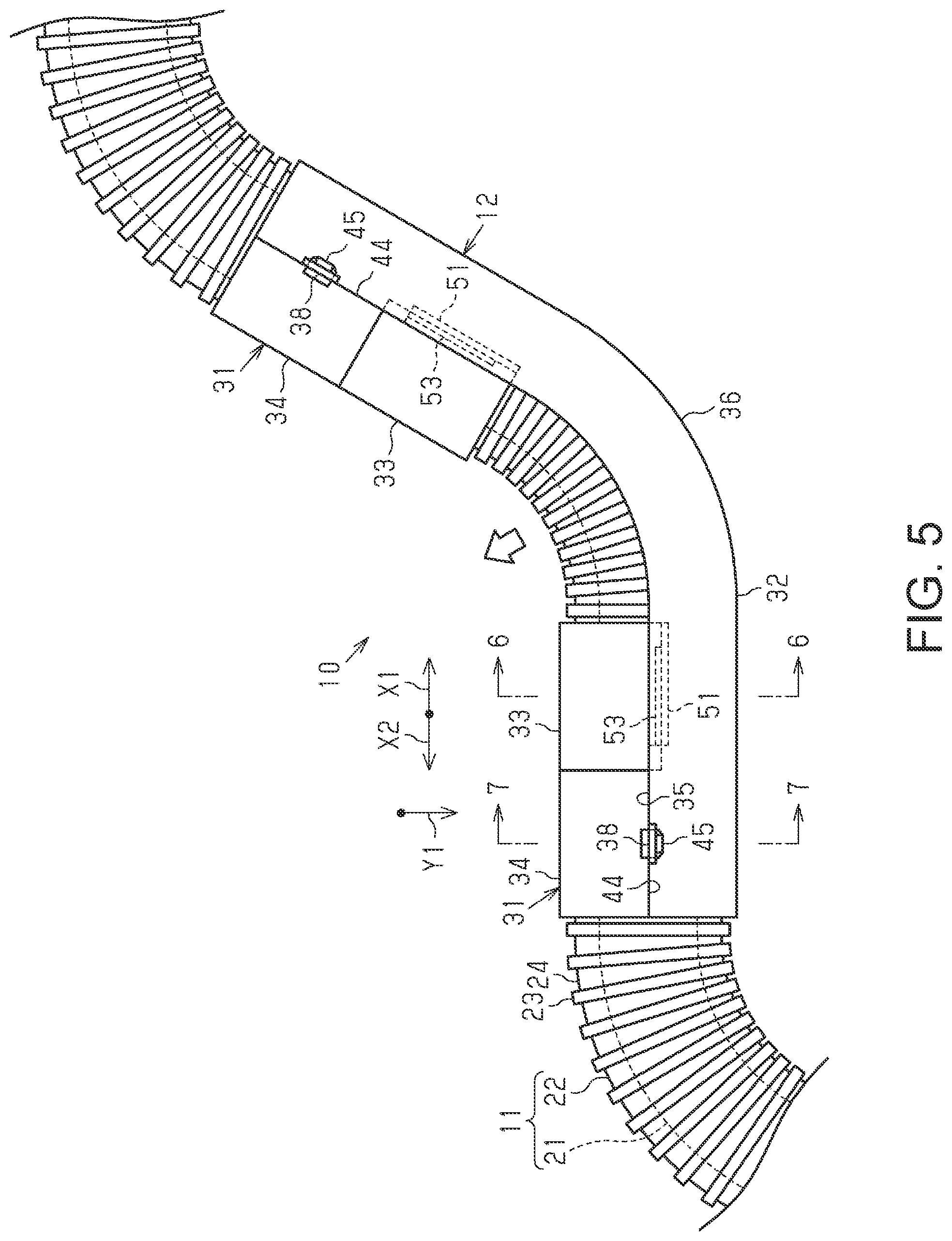 Patent US12496987 Figure 4 – Protector and wire harness