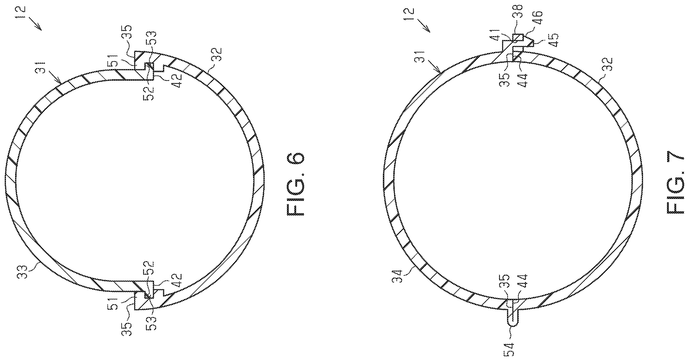 Patent US12496987 Figure 5 – Protector and wire harness
