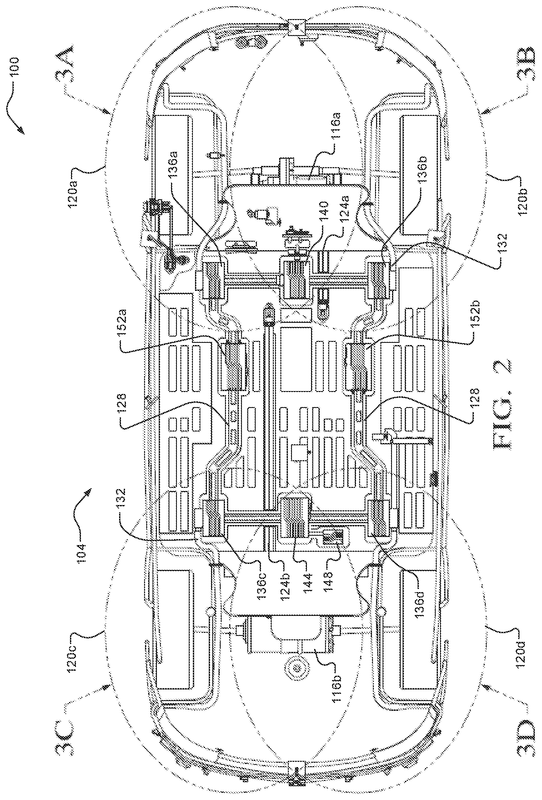 Patent US12496988 Figure 2 – Vehicle electrical interconnection system