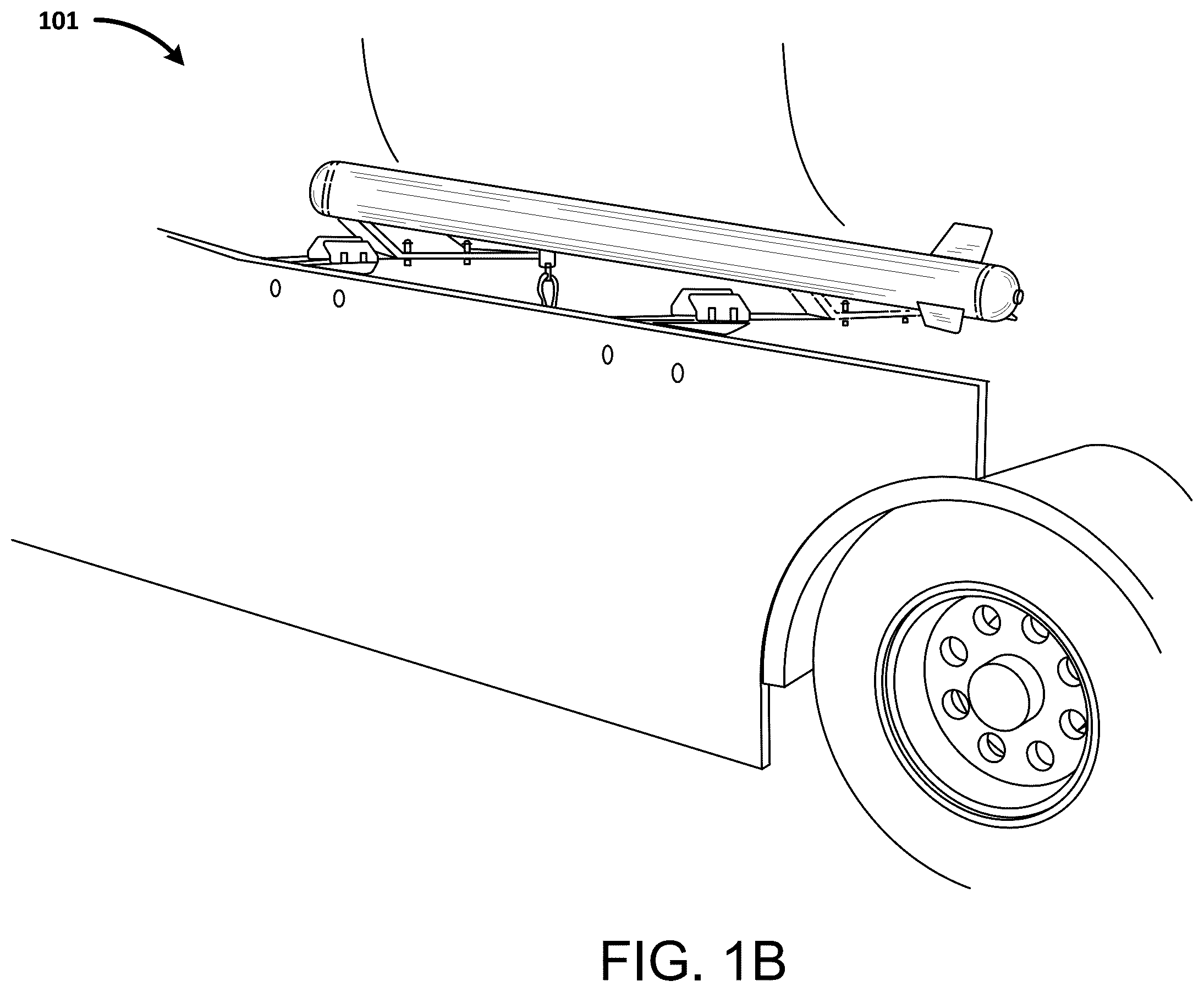 Patent US12496991 Figure 2 – Side mounted air supply for wheel lift independent of vehicle air brake