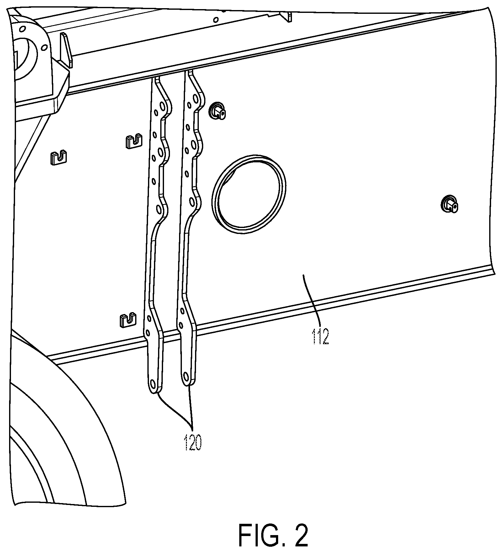 Patent US12496992 Figure 2 – Fuel cell and H 2 storage impact protection system for vehicles