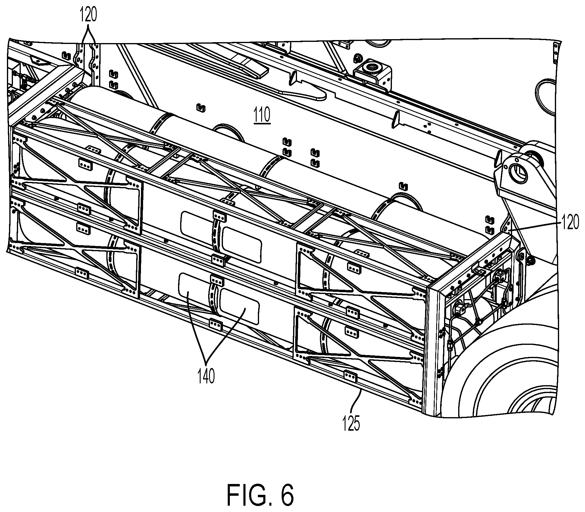 Patent US12496992 Figure 6 – Fuel cell and H 2 storage impact protection system for vehicles