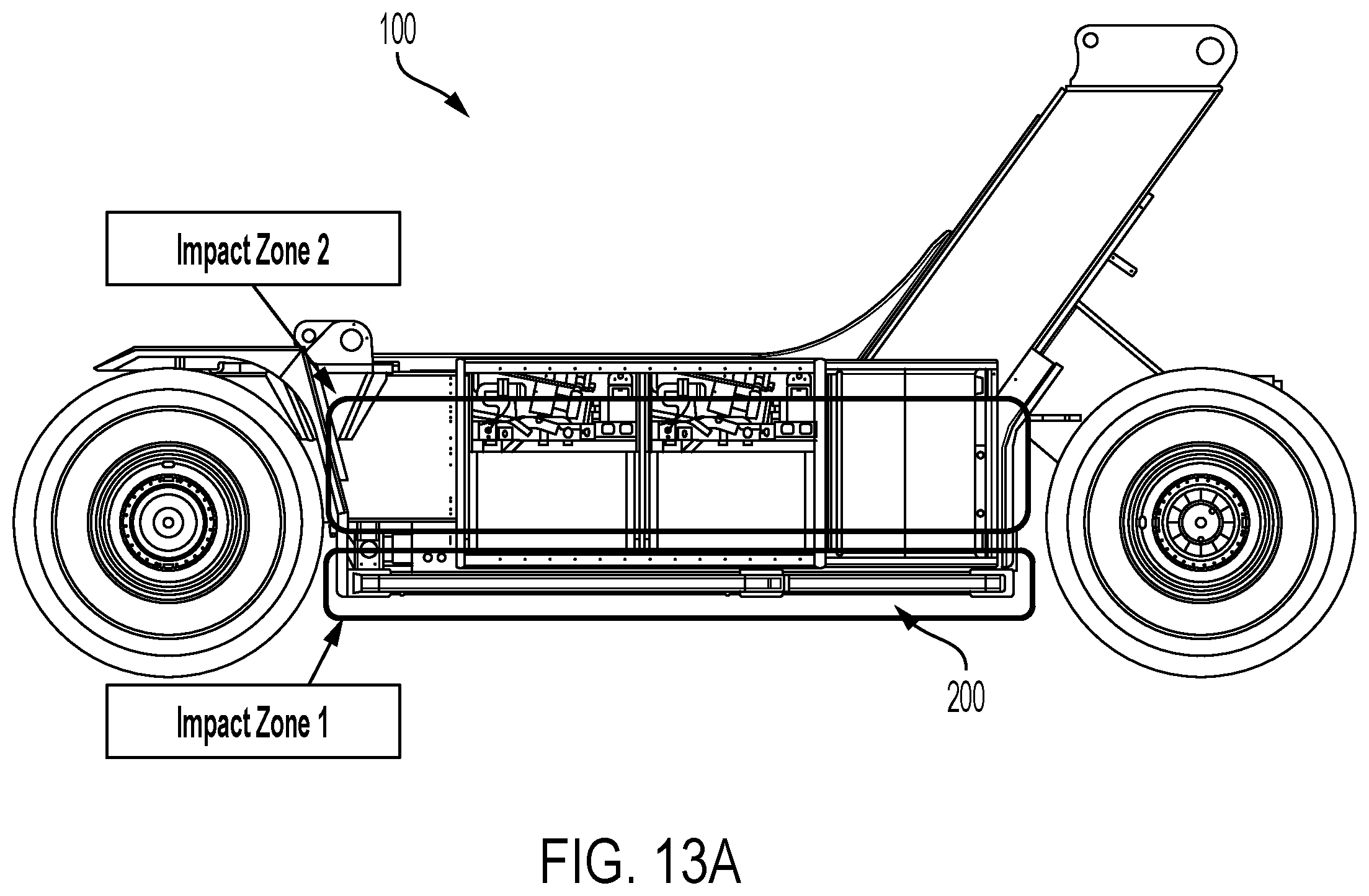 Patent US12496992 Figure 10 – Fuel cell and H 2 storage impact protection system for vehicles