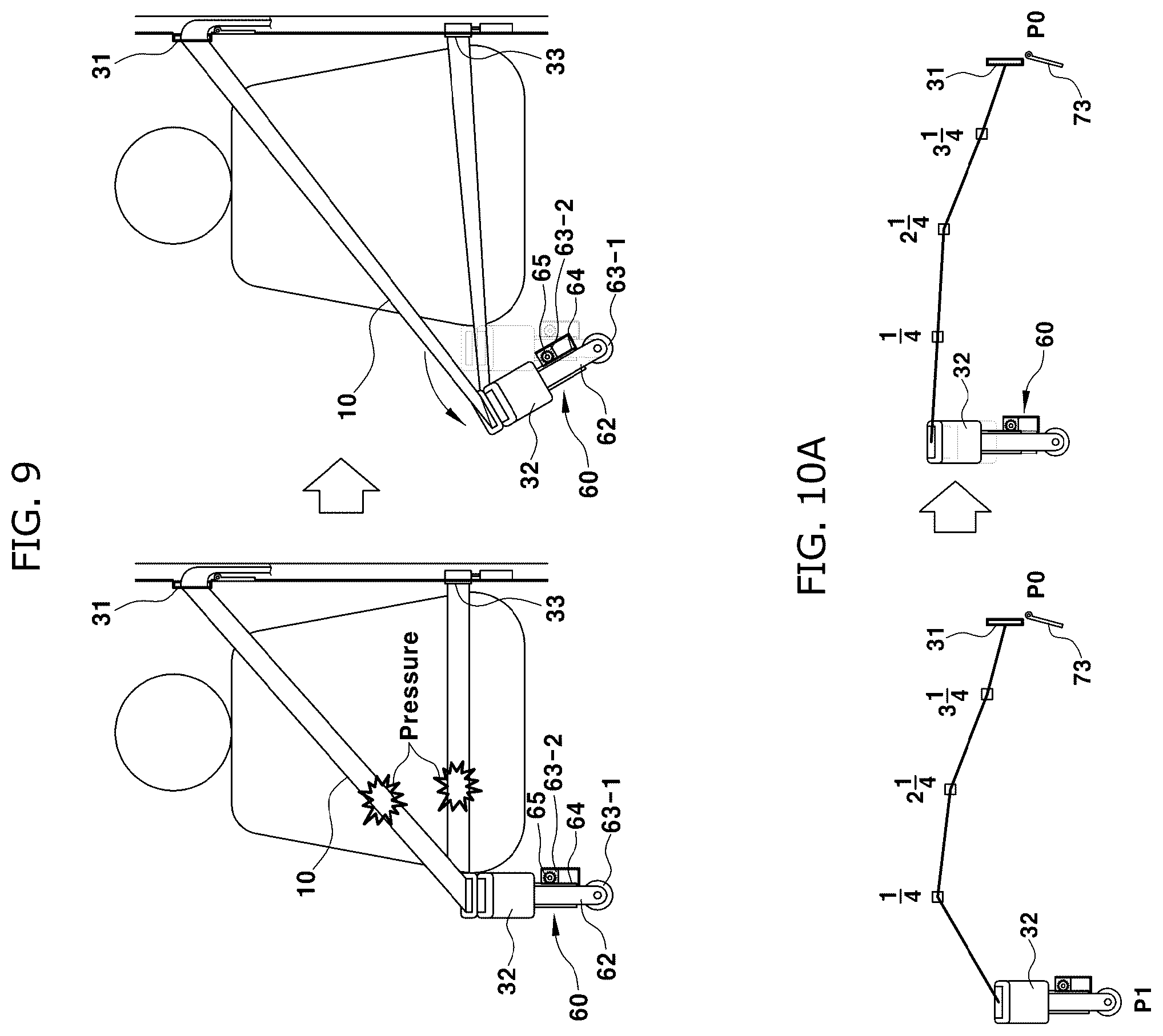 Patent US12496997 Figure 7 – System and method for adjusting pressing feeling by seat belt