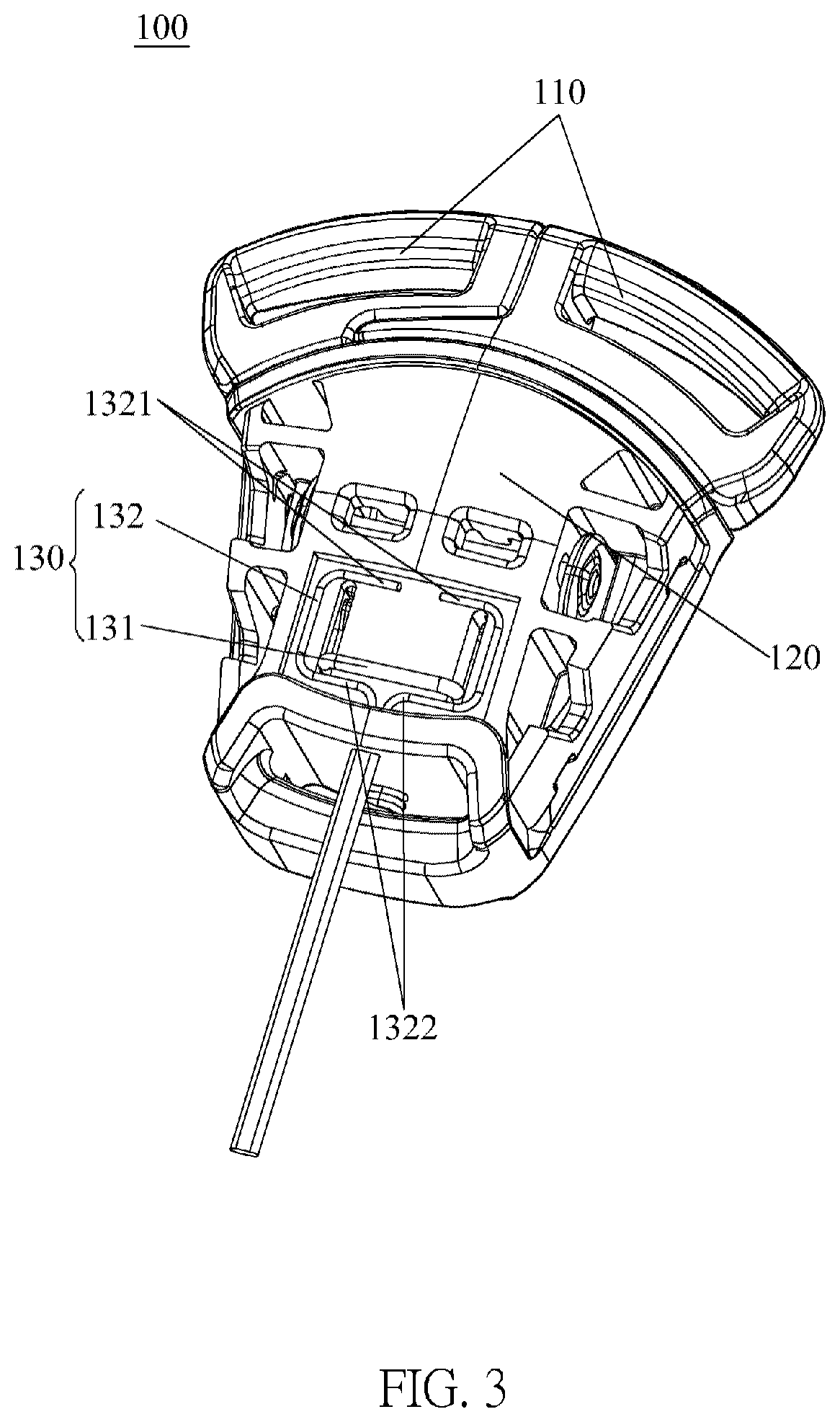Patent US12496998 Figure 3 – Buckle