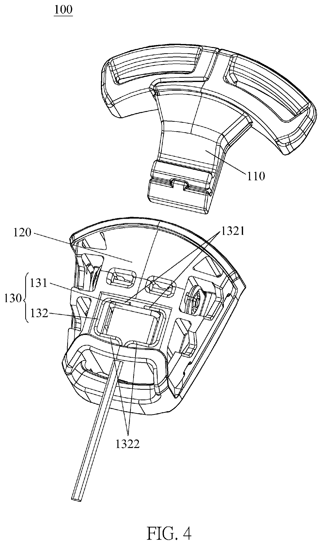 Patent US12496998 Figure 4 – Buckle