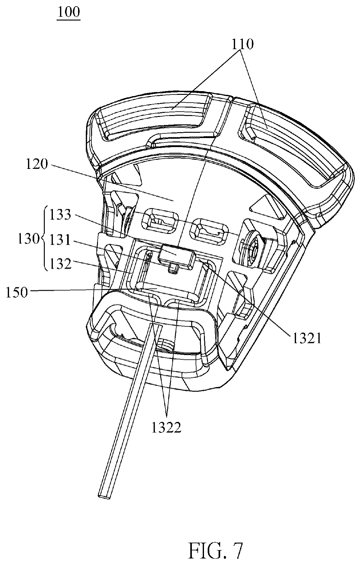 Patent US12496998 Figure 7 – Buckle