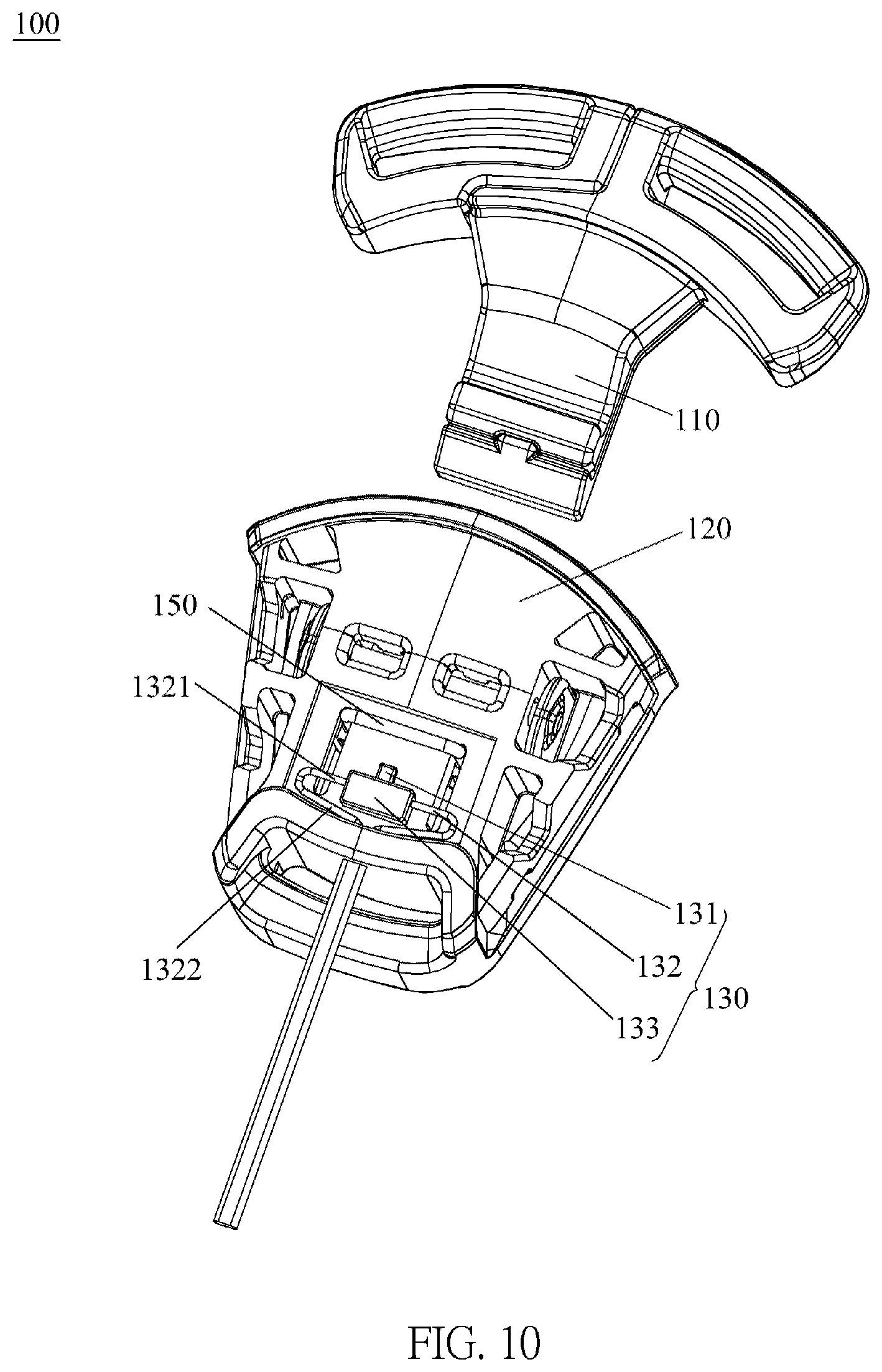 Patent US12496998 Figure 10 – Buckle