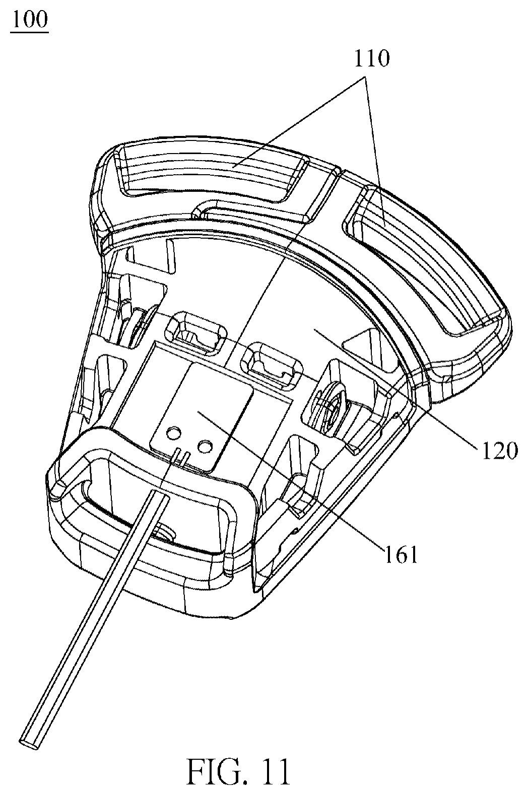 Patent US12496998 Figure 11 – Buckle
