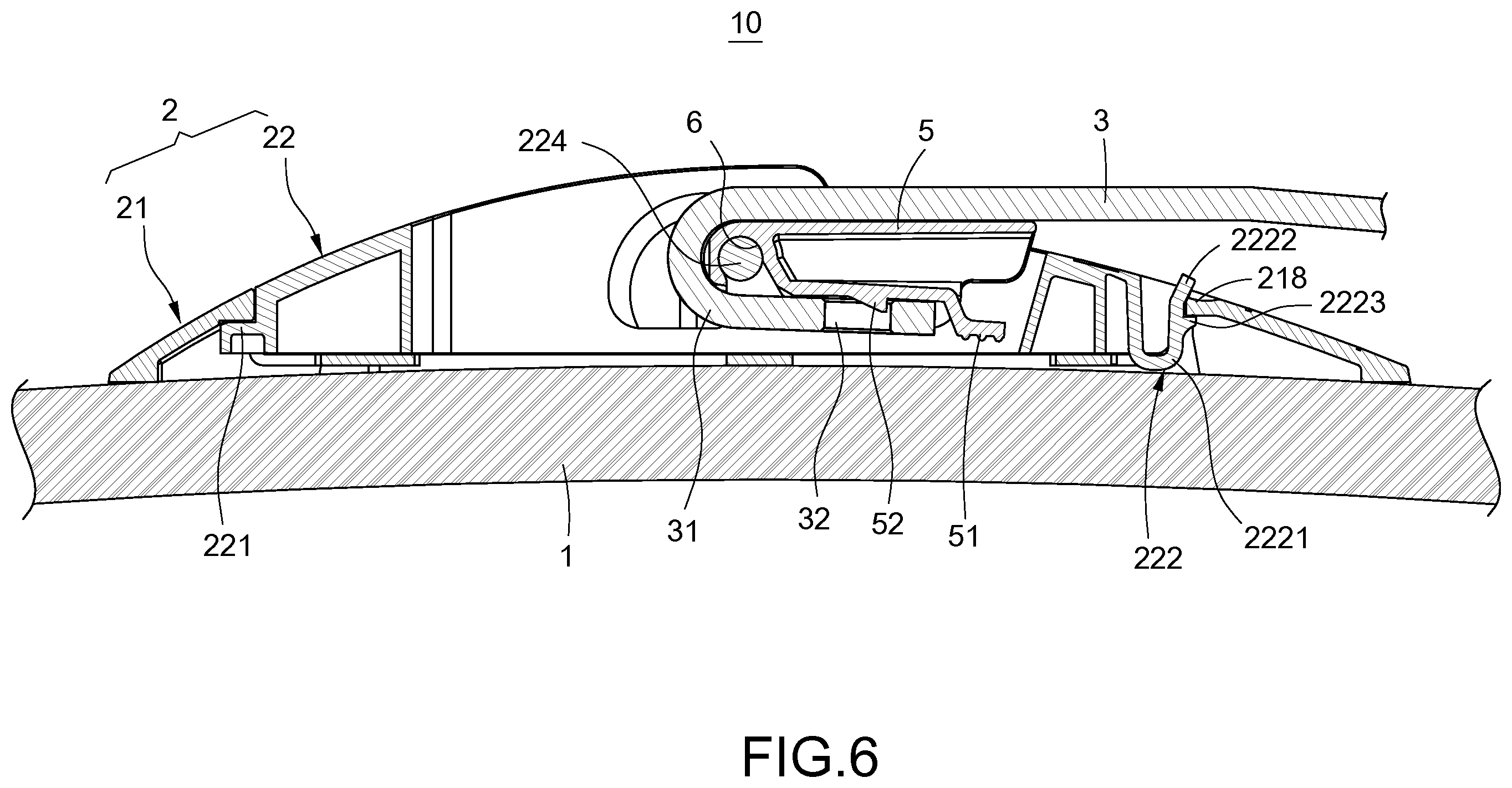 Patent US12497002 Figure 6 – Boneless wiper structure