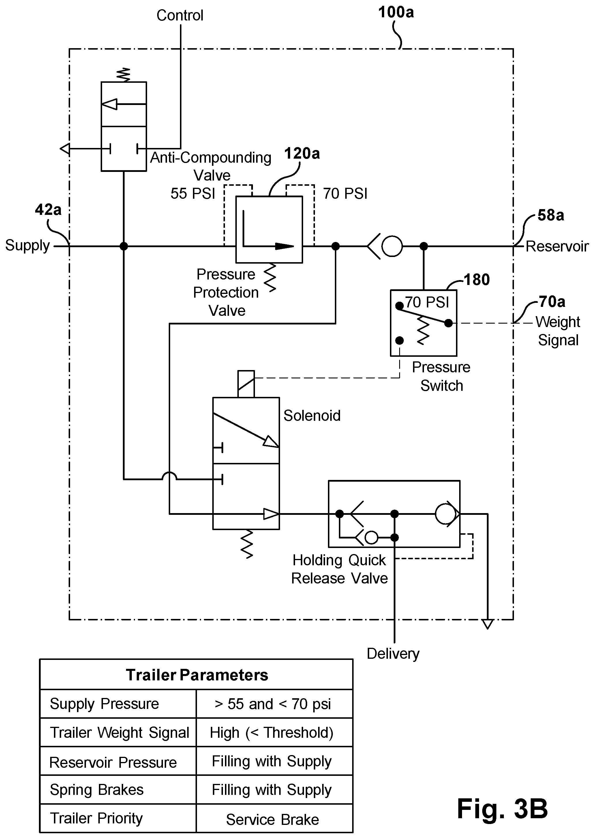 Patent US12497011 Figure 13 – Trailer spring brake valve and method of operating the same to determine type of brake priority