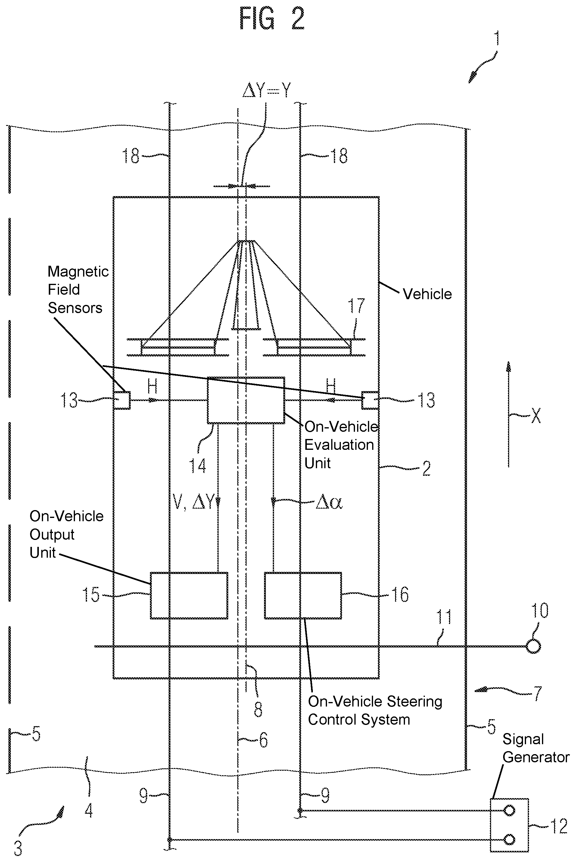 Patent US12497038 Figure 2 – Assistance system for a road vehicle
