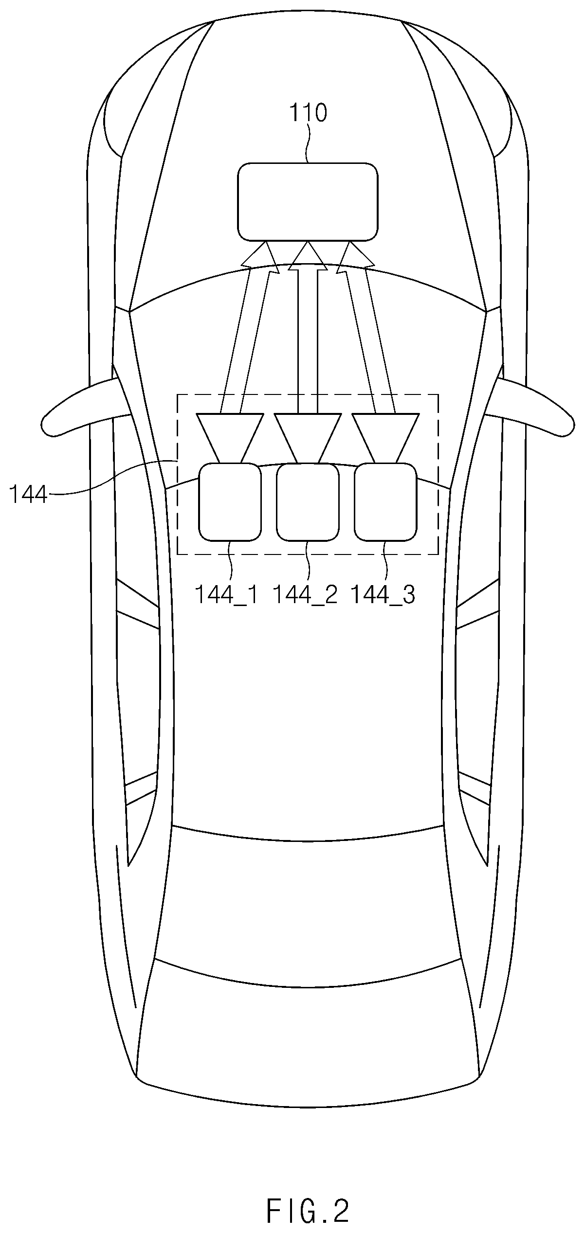 Patent US12497040 Figure 2 – Vehicle control system and vehicle driving method using the vehicle control system