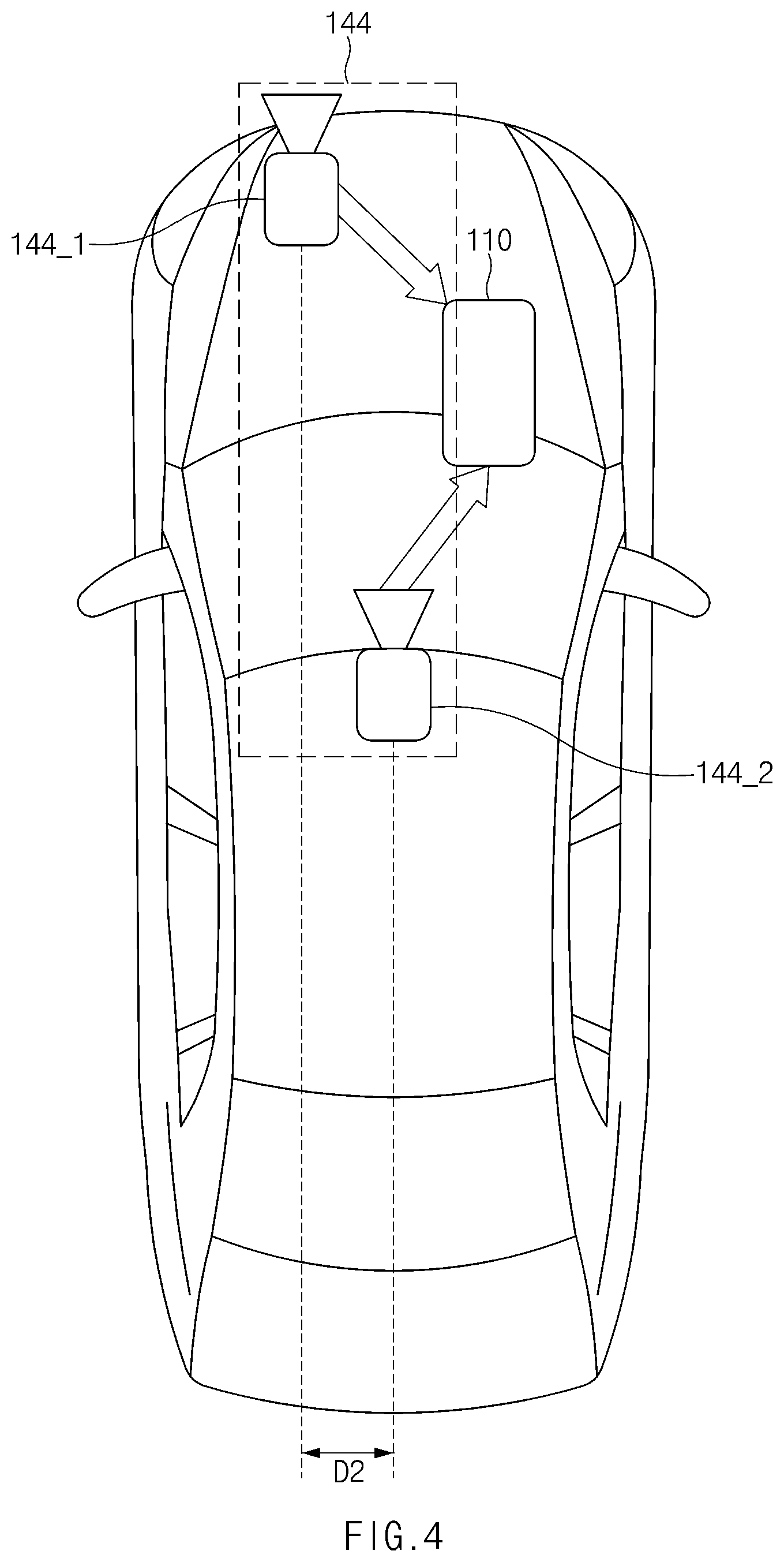 Patent US12497040 Figure 4 – Vehicle control system and vehicle driving method using the vehicle control system