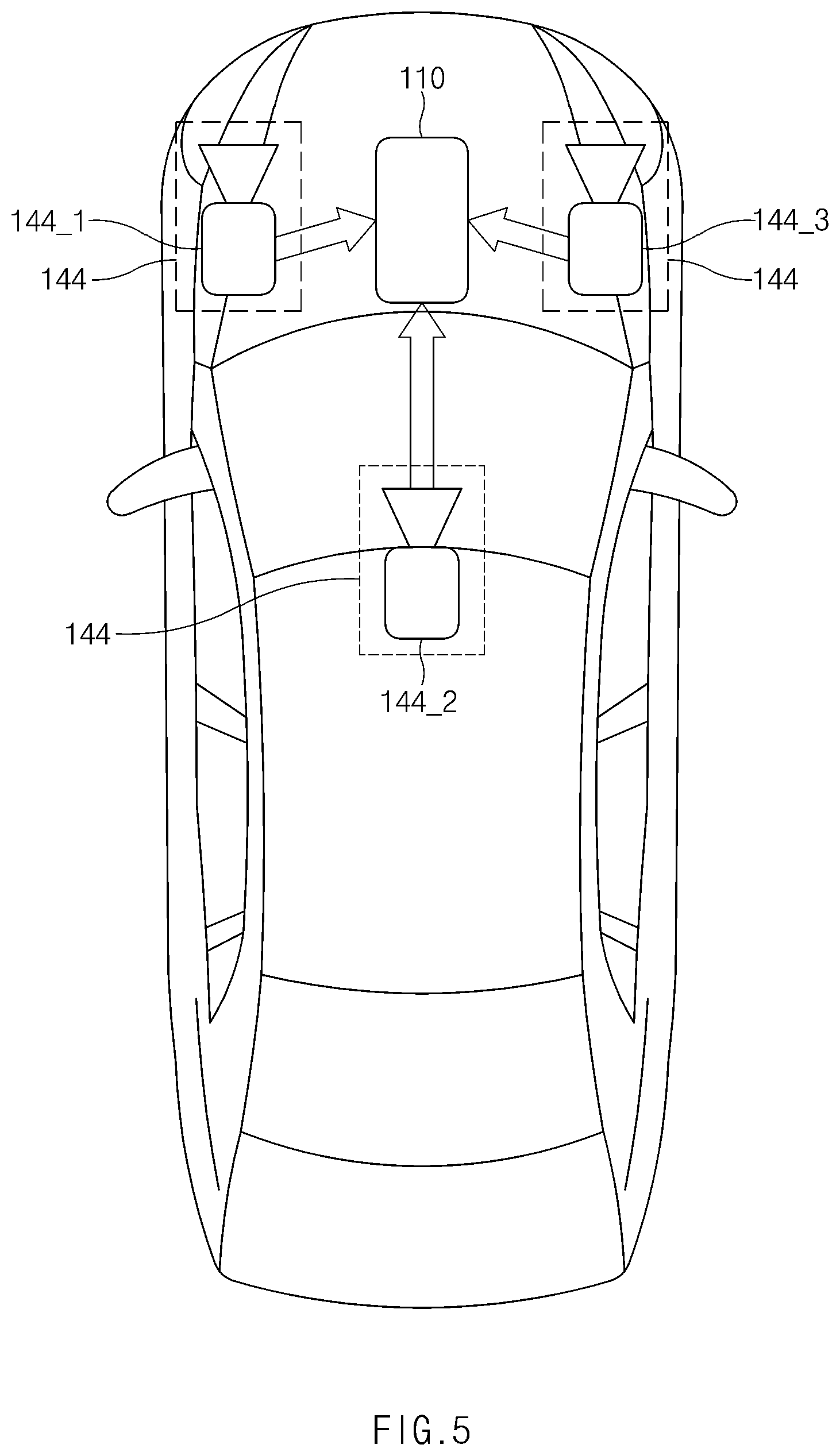 Patent US12497040 Figure 5 – Vehicle control system and vehicle driving method using the vehicle control system