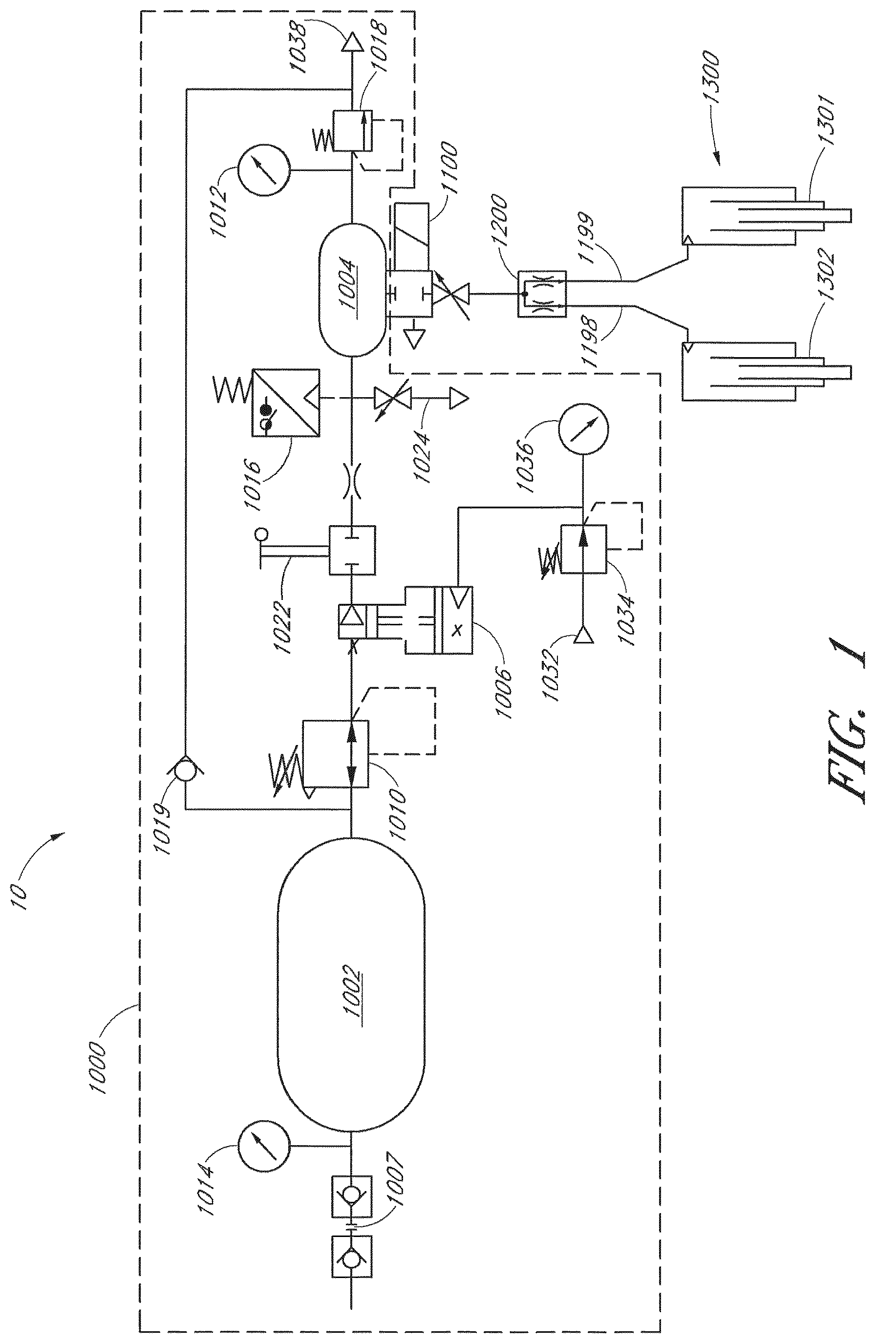 Patent US12497168 Figure 1 – Aircraft store ejector system