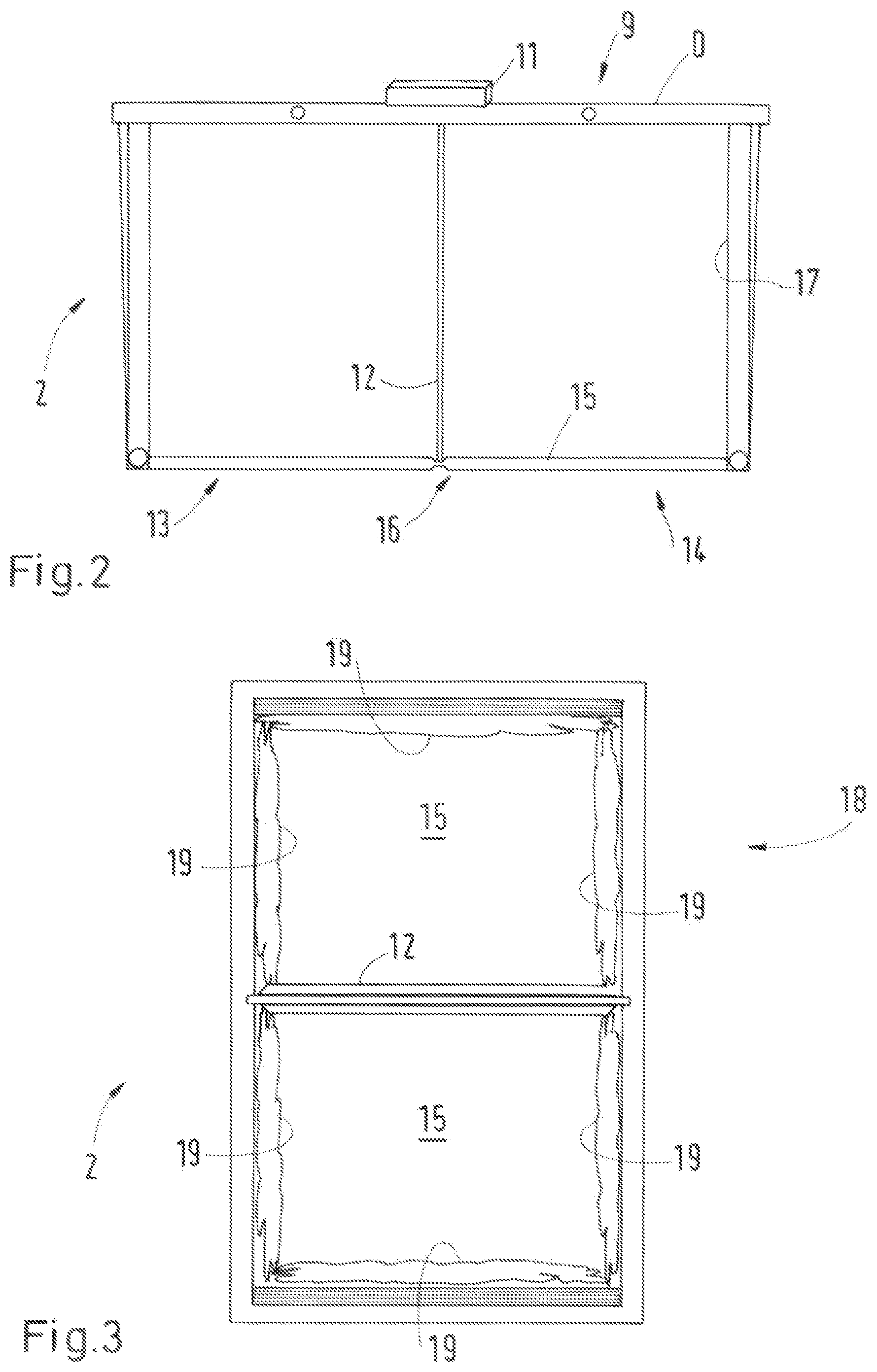 Patent US12497196 Figure 2 – Goods transport by means of unmanned aircraft and transport containers