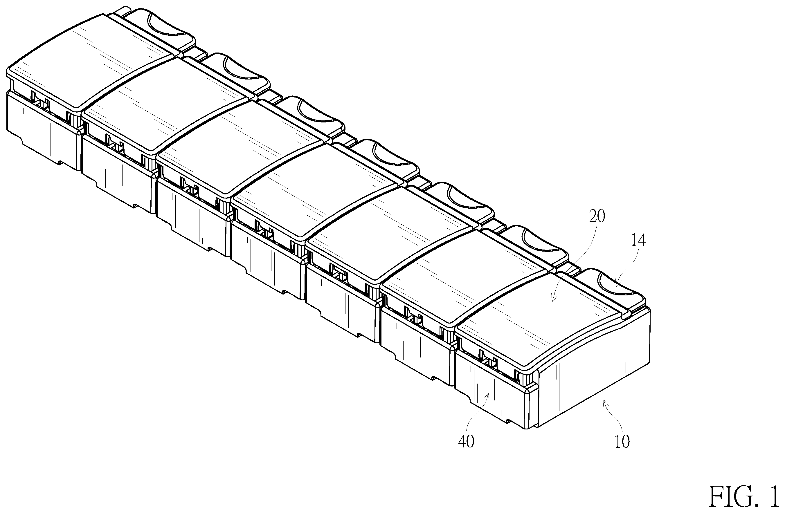 Patent US12497217 Figure 1 – Pill container