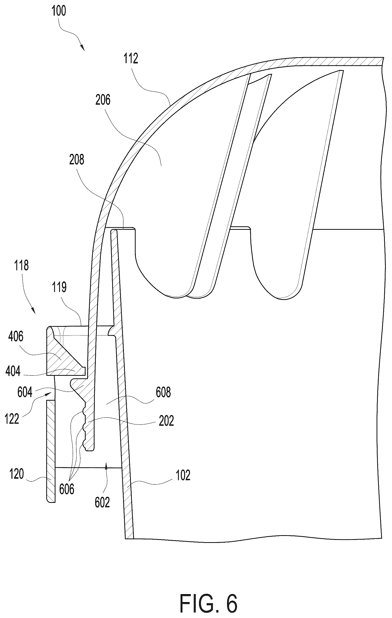 Patent US12497220 Figure 6 – Tamper evident tub