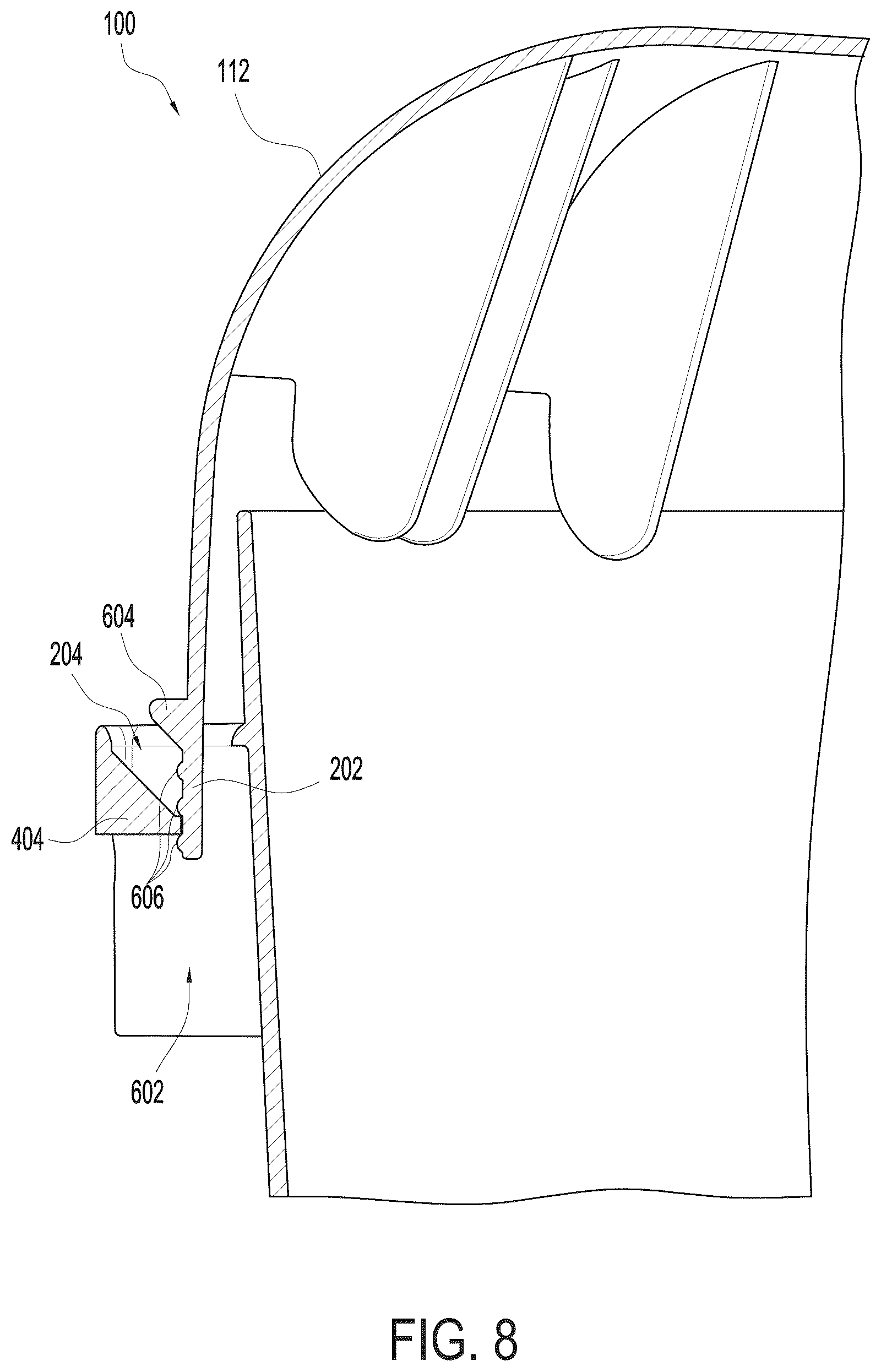 Patent US12497220 Figure 8 – Tamper evident tub