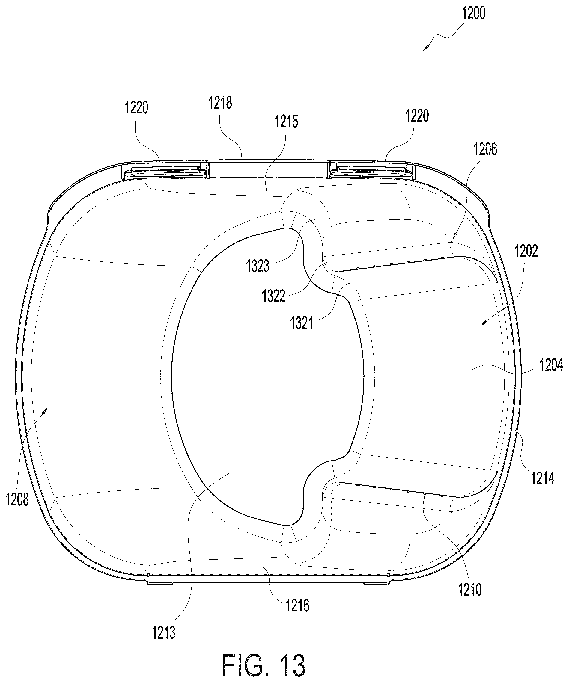 Patent US12497220 Figure 13 – Tamper evident tub