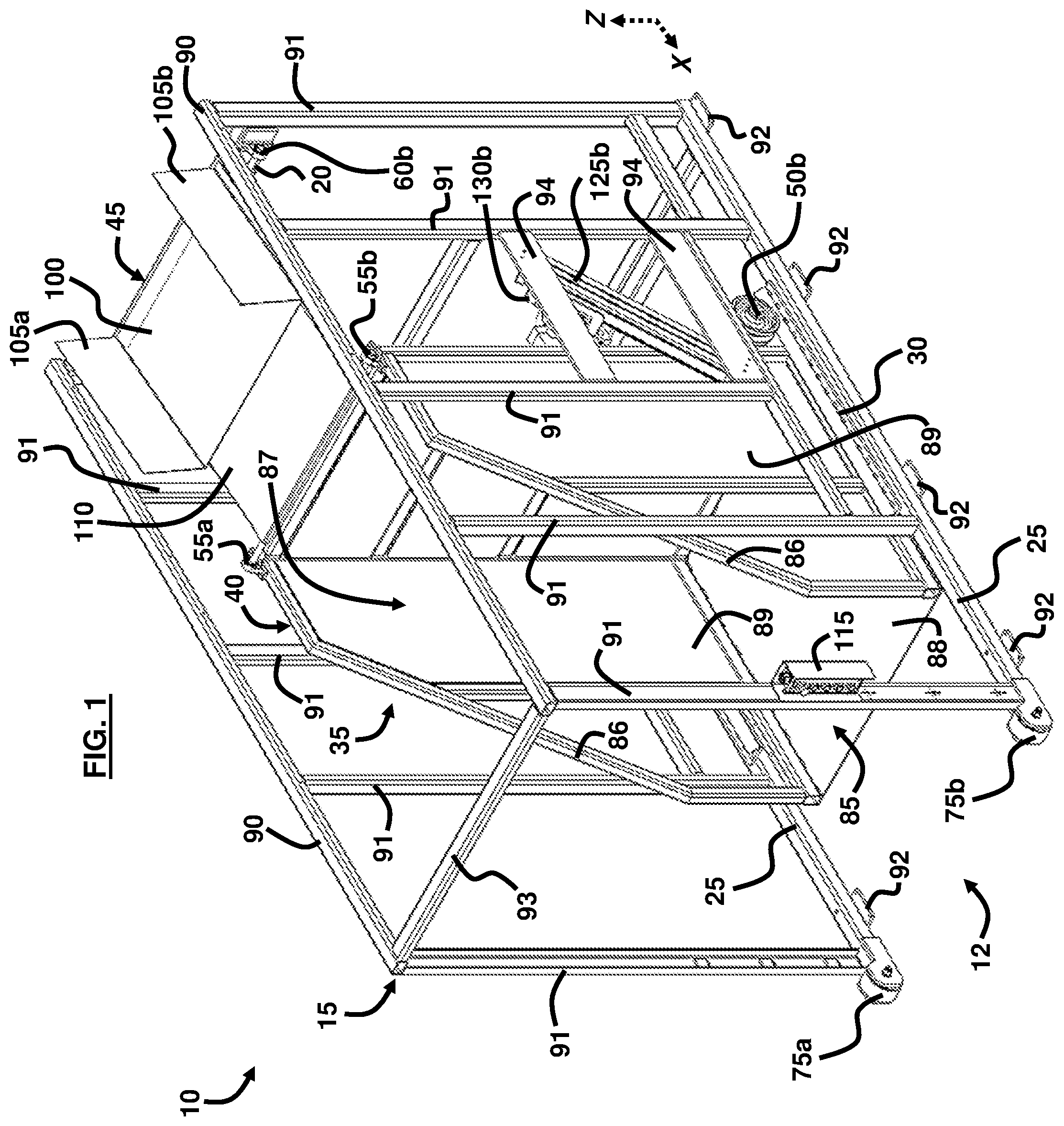 Patent US12497235 — Sliding tilt loader — Figure 1