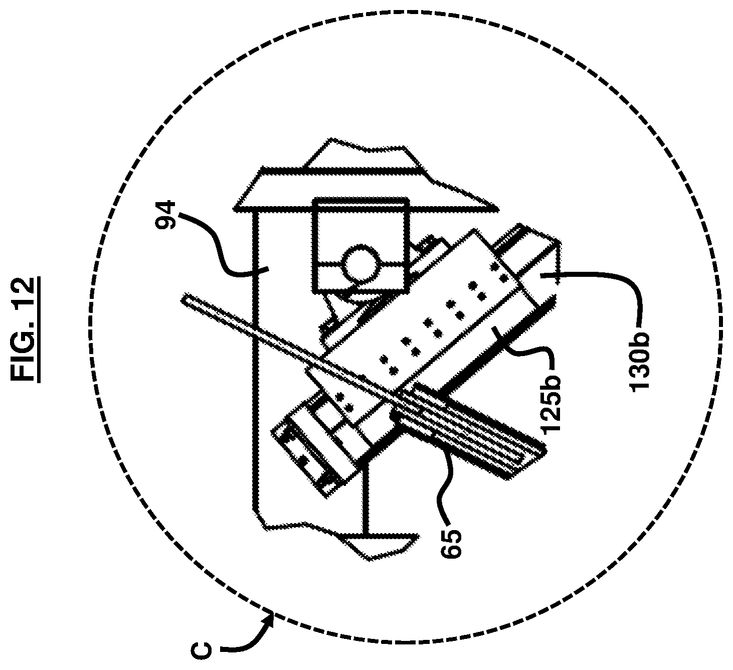 Patent US12497235 Figure 12 – Sliding tilt loader