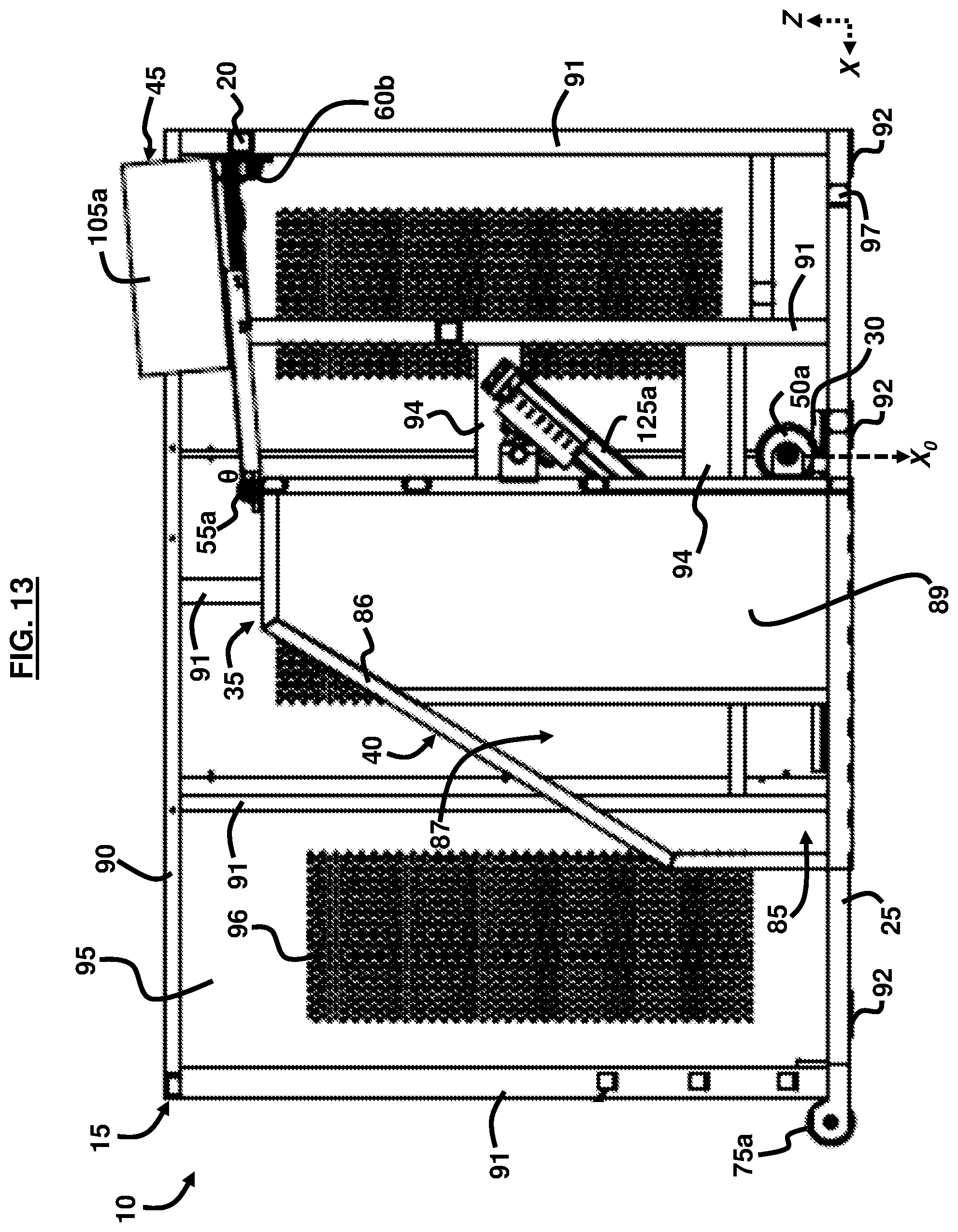 Patent US12497235 Figure 13 – Sliding tilt loader