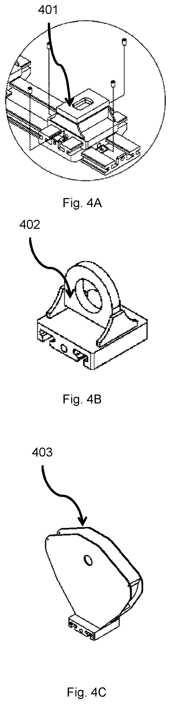 Patent US12497268 Figure 4 – Interconnection unit configured to connect modules of a cargo container coupling arrangement