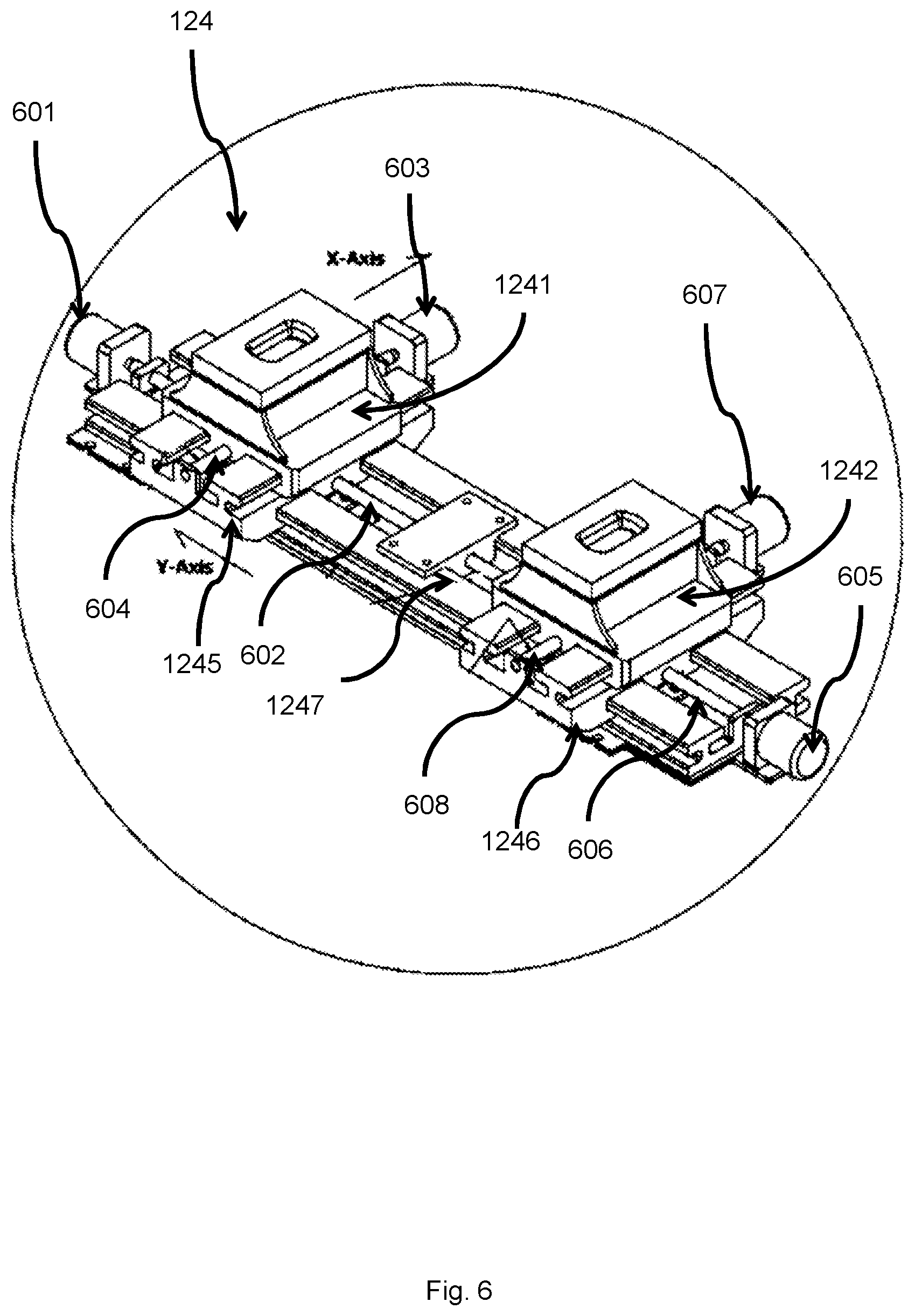 Patent US12497268 Figure 6 – Interconnection unit configured to connect modules of a cargo container coupling arrangement
