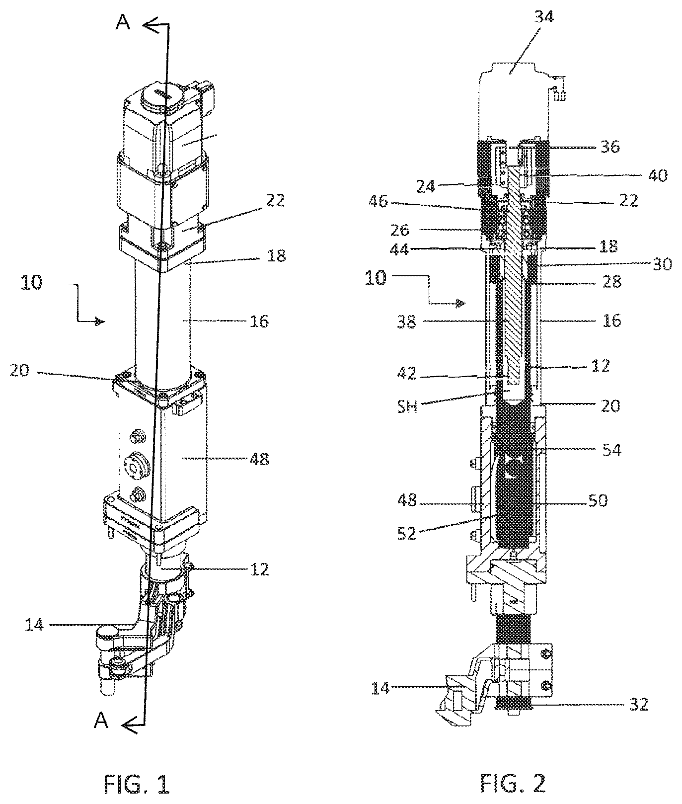 Patent US12497317 Figure 1 – Rotolinear mechanism for glassware forming machines
