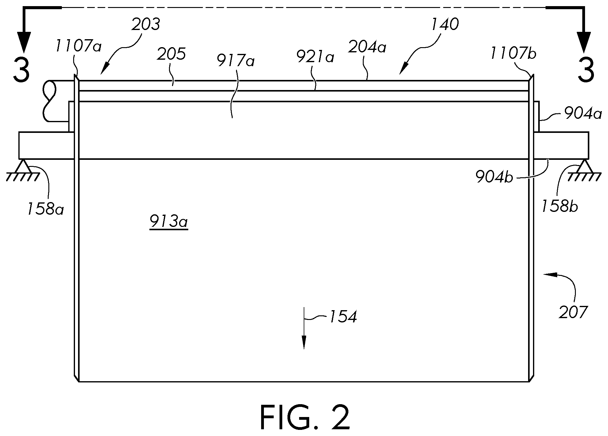 Patent US12497319 Figure 2 – Apparatus and methods for fabricating a glass ribbon