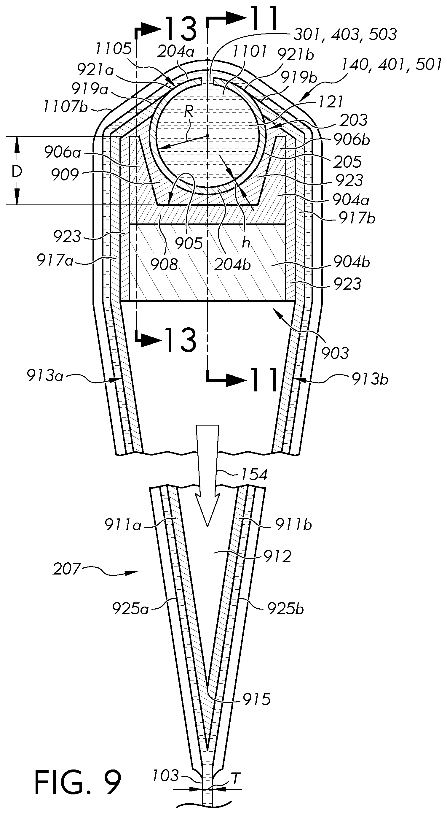 Patent US12497319 Figure 6 – Apparatus and methods for fabricating a glass ribbon