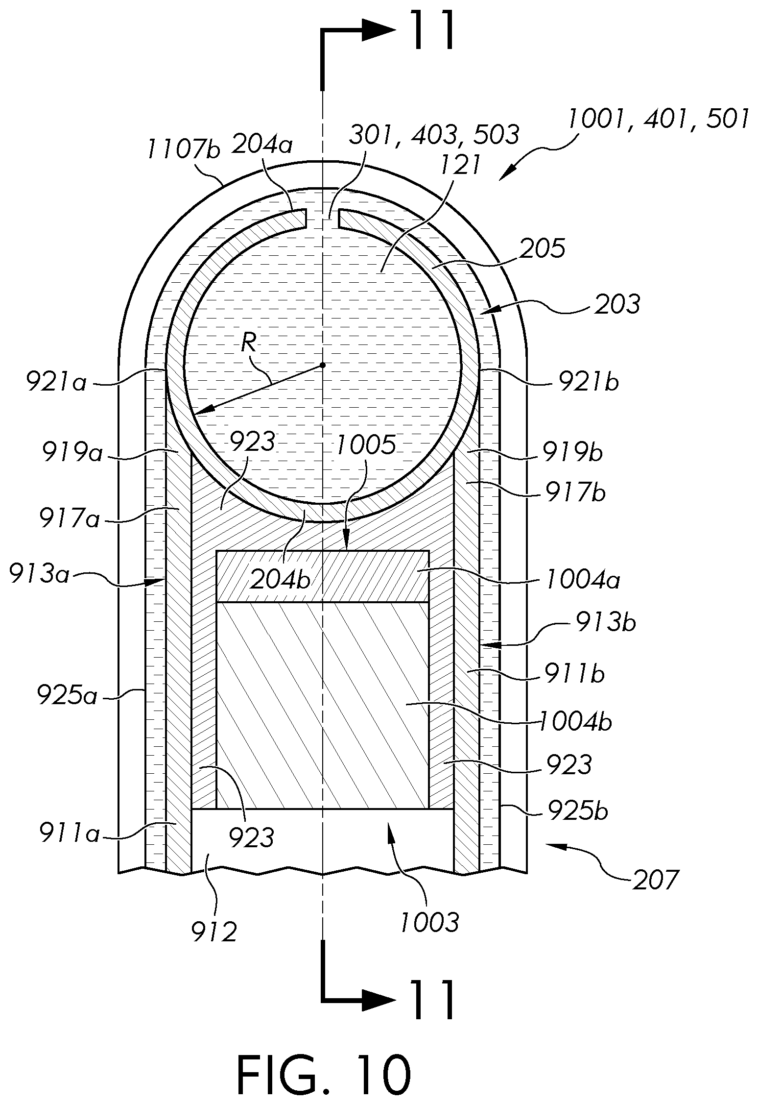Patent US12497319 Figure 7 – Apparatus and methods for fabricating a glass ribbon