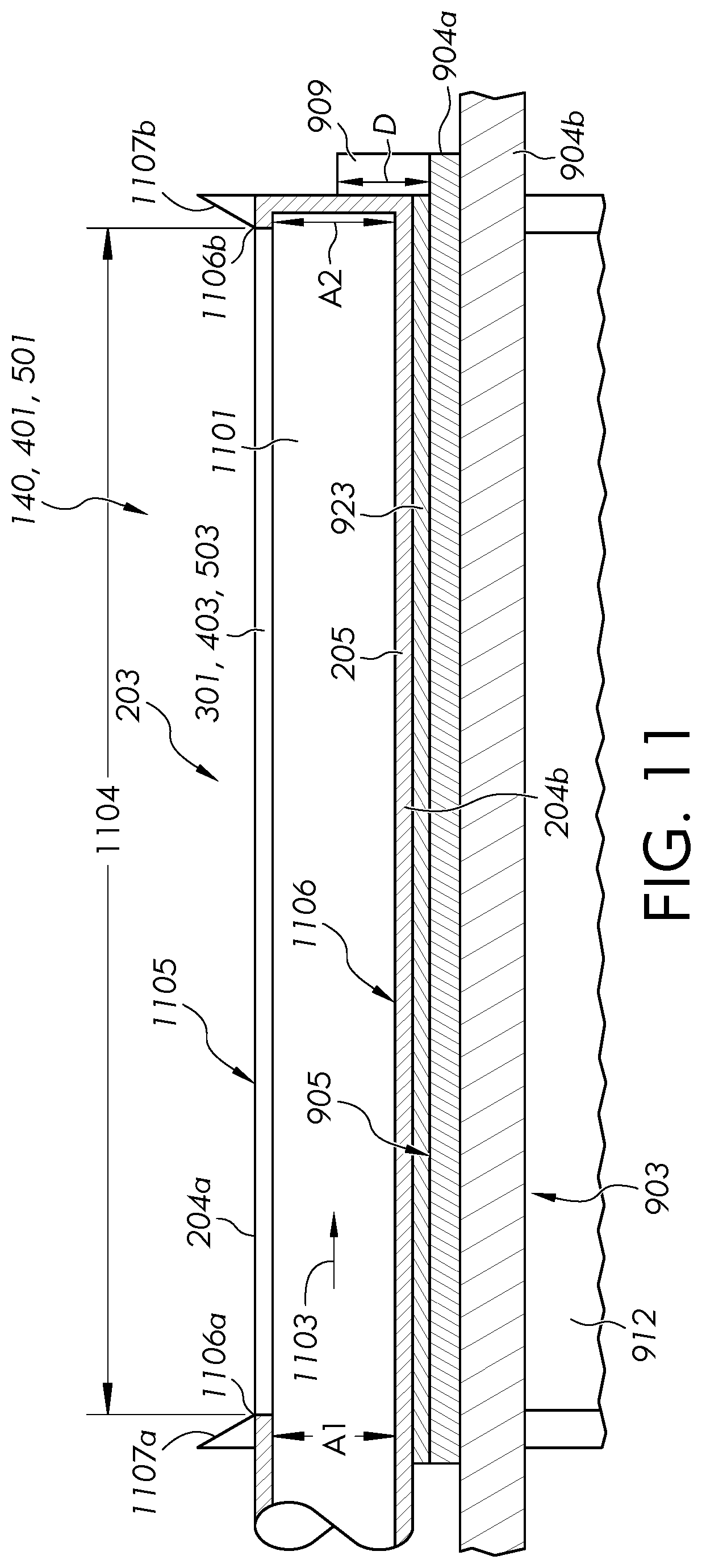 Patent US12497319 Figure 8 – Apparatus and methods for fabricating a glass ribbon