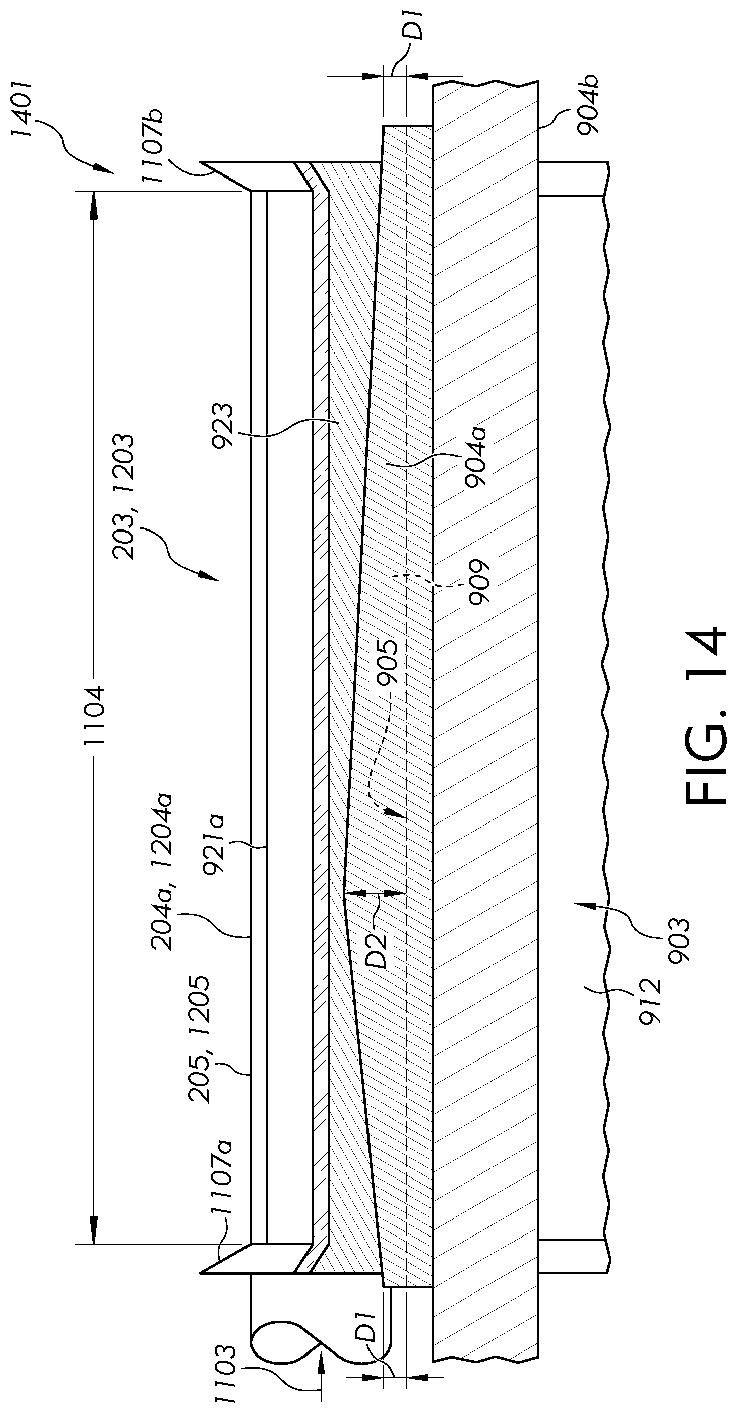 Patent US12497319 Figure 11 – Apparatus and methods for fabricating a glass ribbon