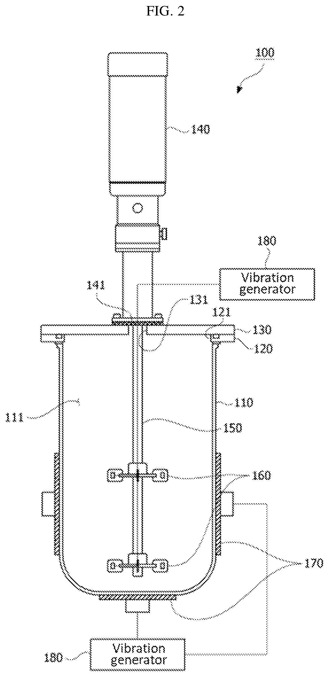 Patent US12497580 Figure 2 – Bioreactor for cell culture