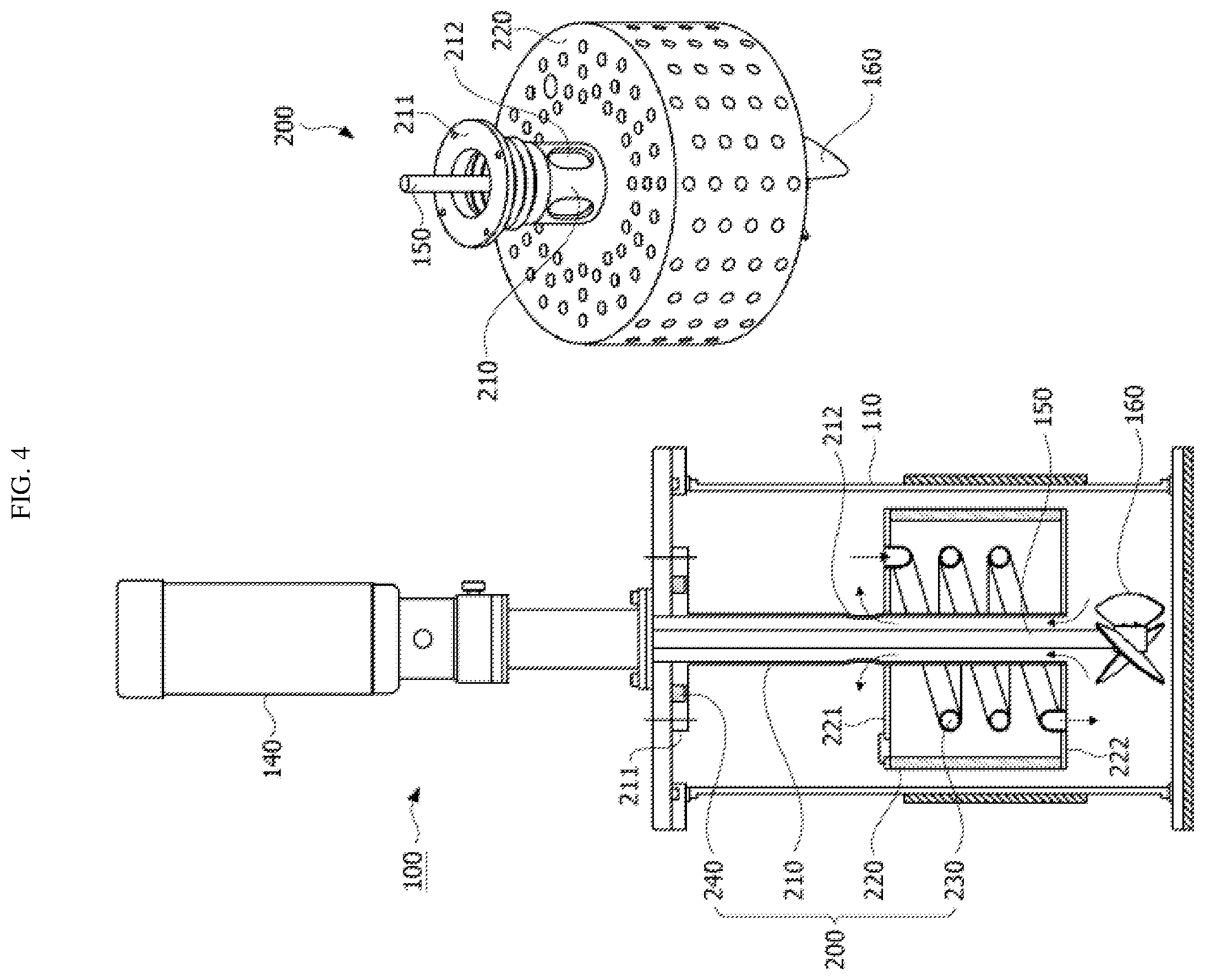 Patent US12497580 Figure 4 – Bioreactor for cell culture