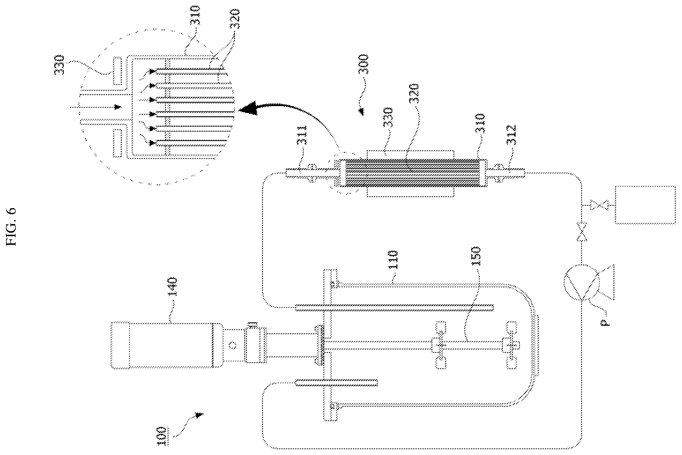 Patent US12497580 Figure 6 – Bioreactor for cell culture