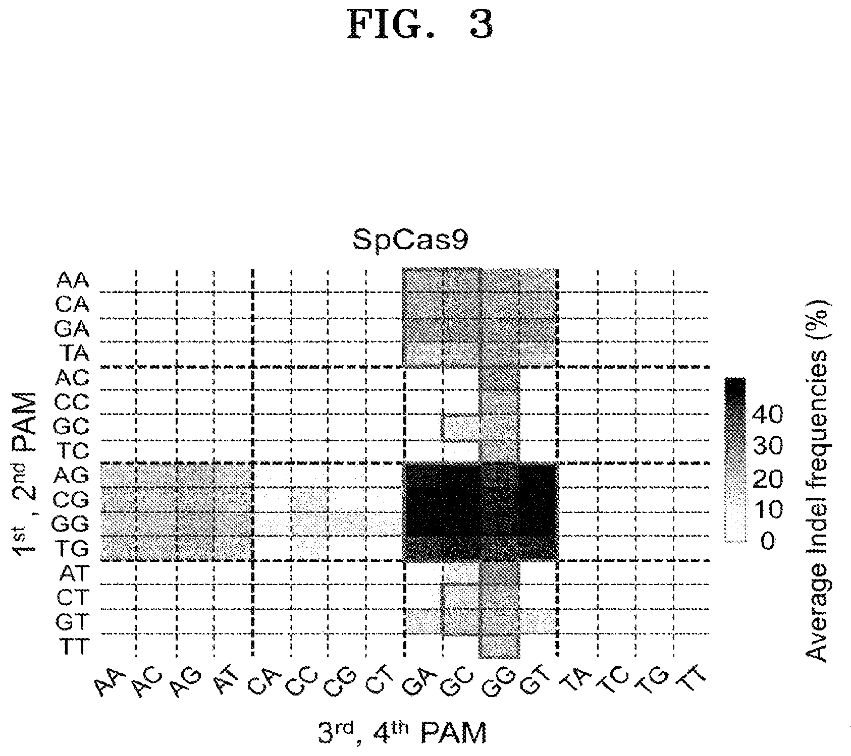 Patent US12497609 Figure 5 – Protospacer adjacent motif sequence and method for modifying target nucleic acid in genome of cell by using same