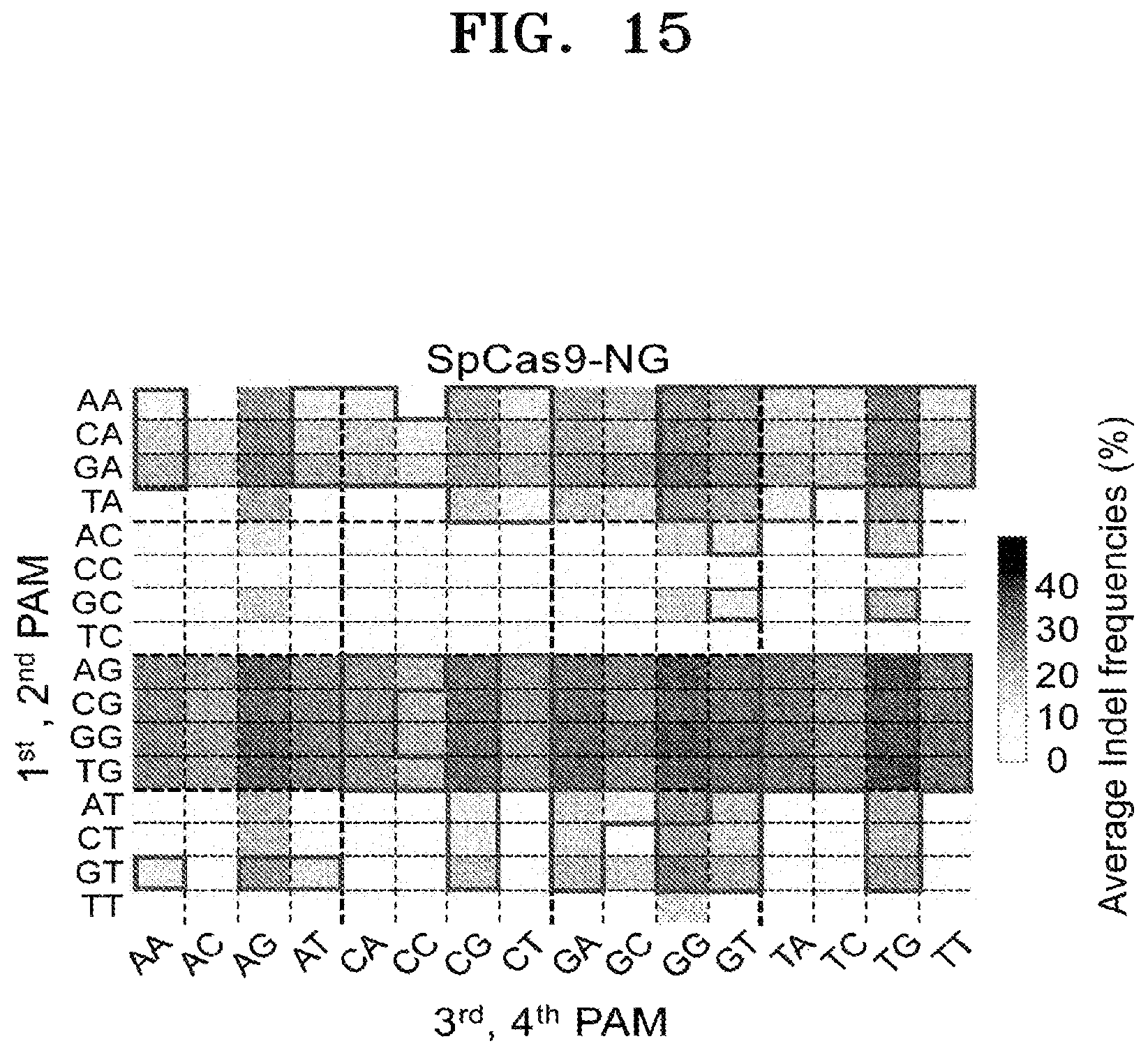 Patent US12497609 Figure 17 – Protospacer adjacent motif sequence and method for modifying target nucleic acid in genome of cell by using same