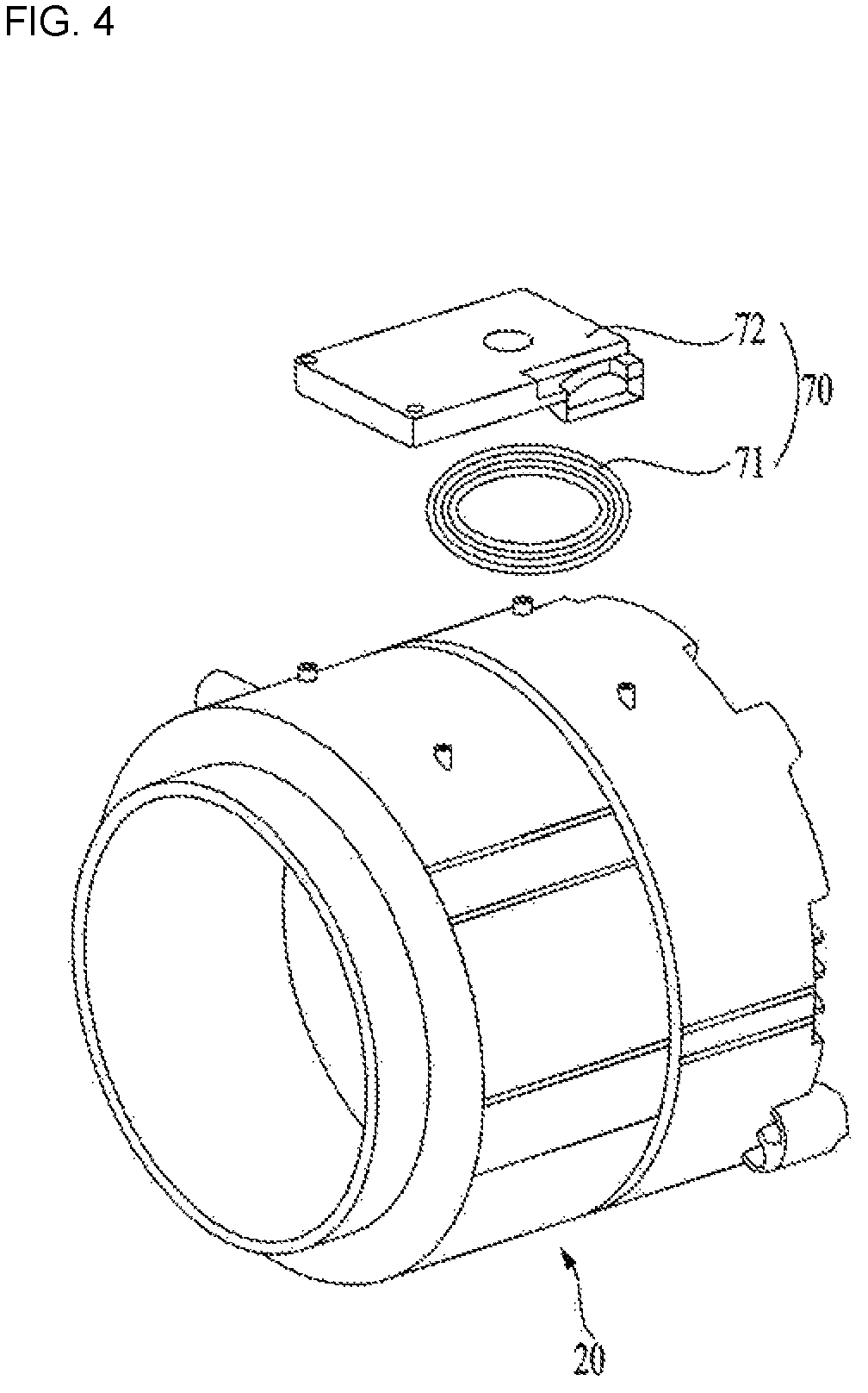 Patent US12497722 Figure 4 – Clothing treatment apparatus
