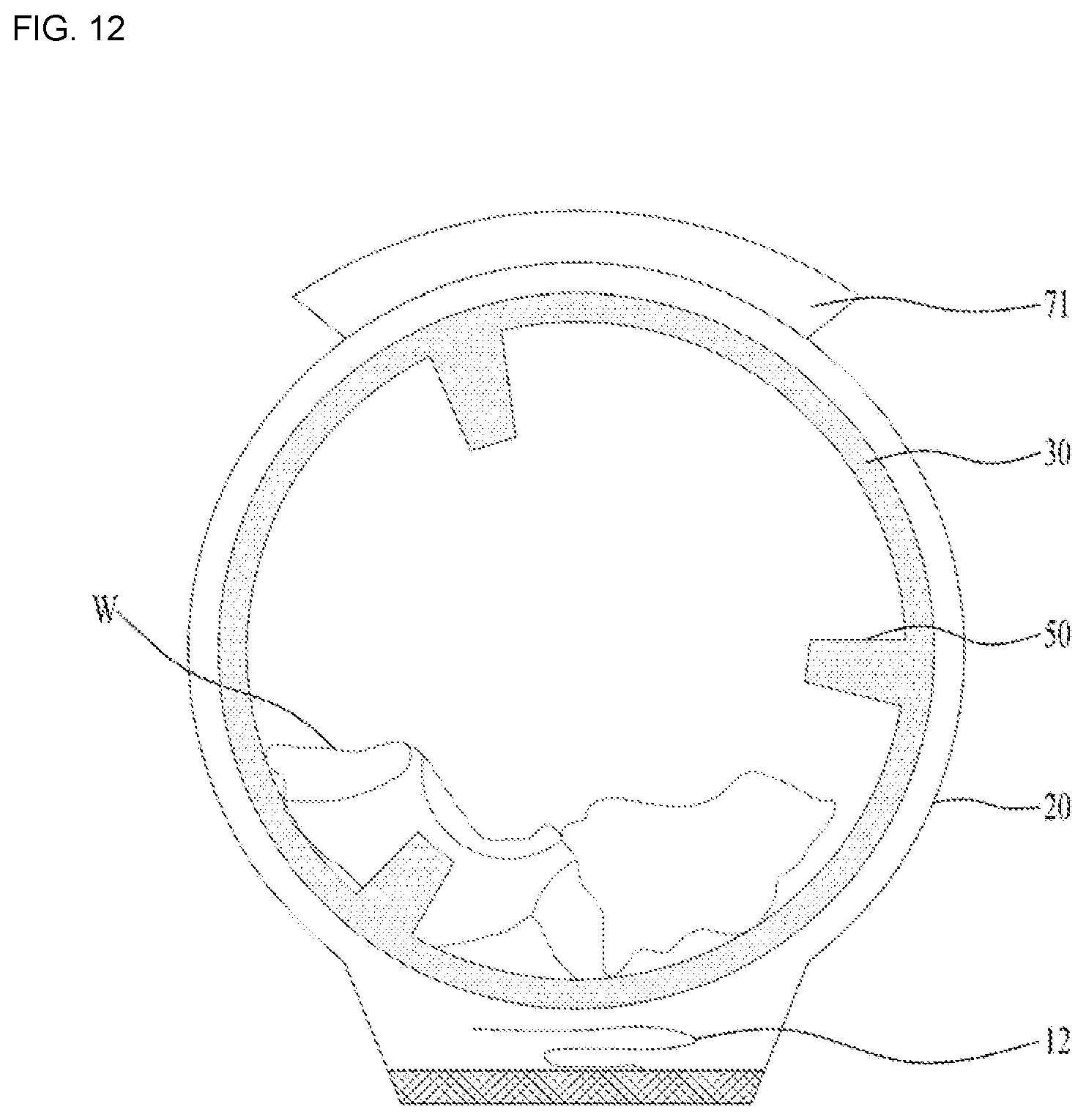 Patent US12497722 Figure 10 – Clothing treatment apparatus