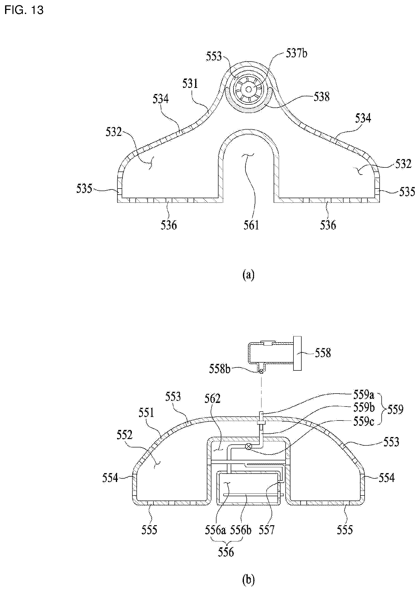 Patent US12497729 Figure 13 – Hanger and laundry treatment apparatus including the same