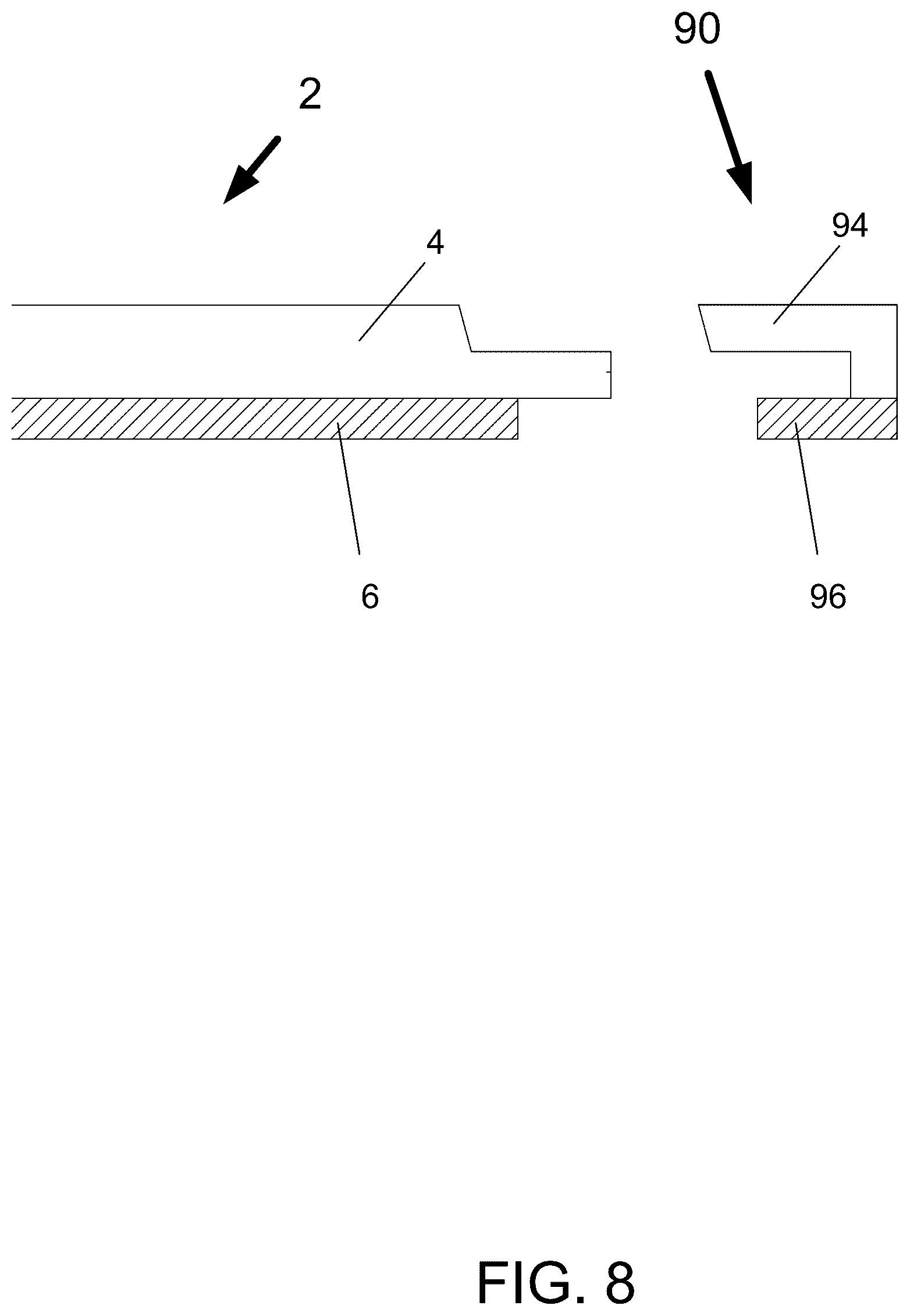 Patent US12497775 Figure 8 – Self-sealing insulated panel