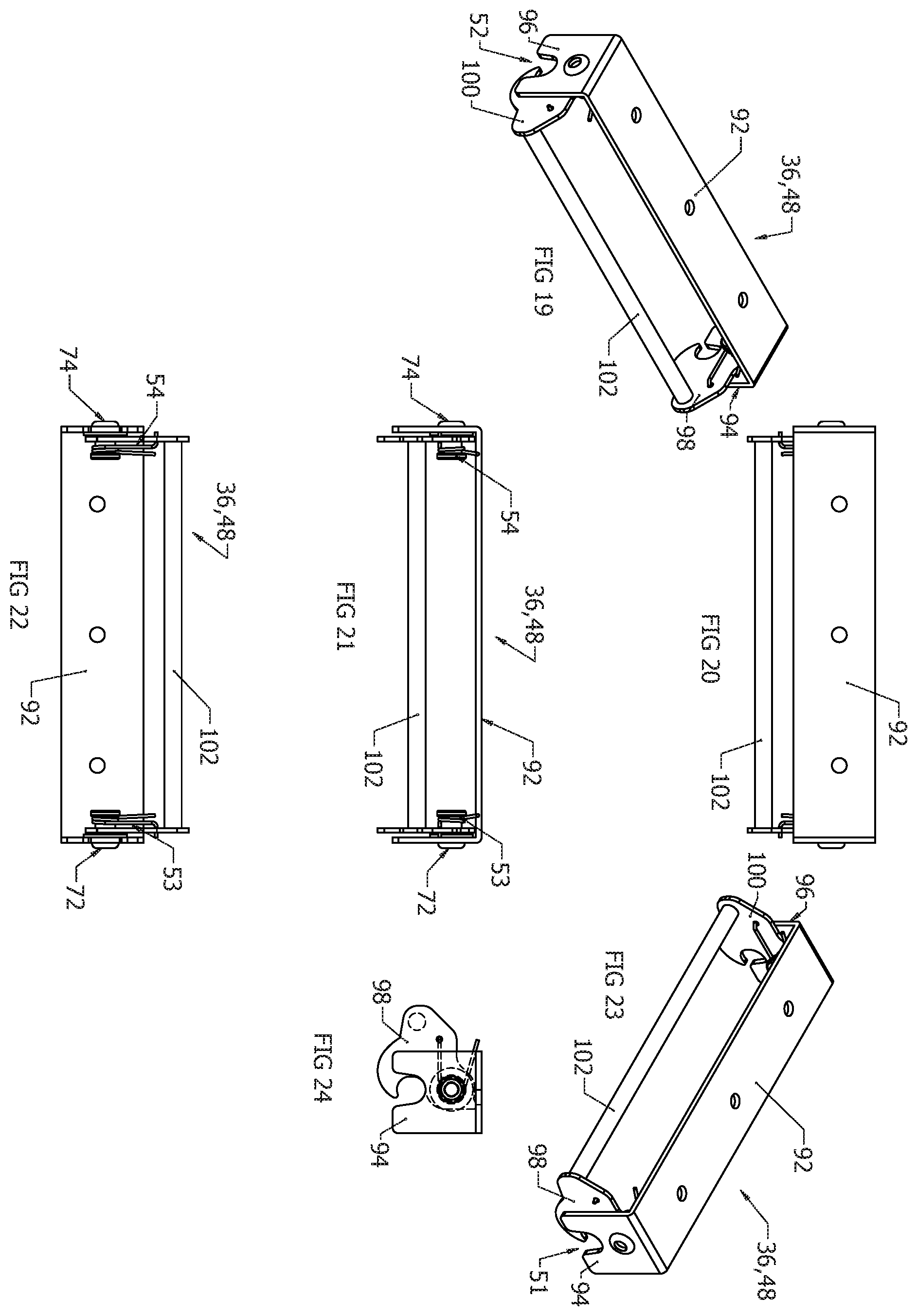 Patent US12497789 Figure 12 – Interlocking work platform system