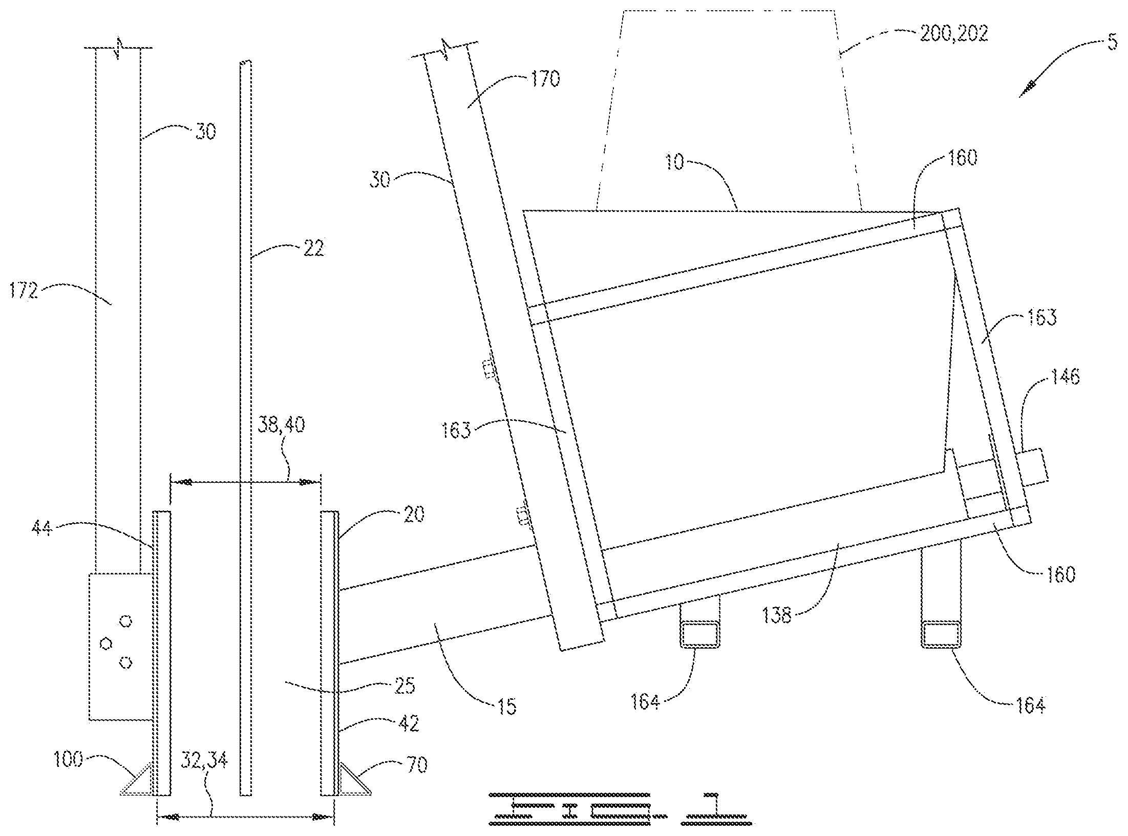 Patent US12497792 Figure 1 – 3D concrete printing methods and system