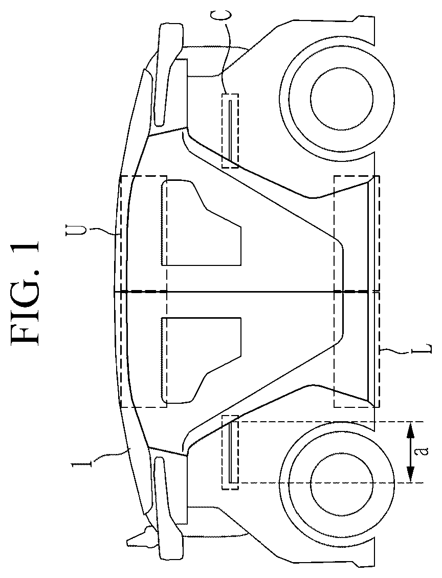 Patent US12497815 Figure 1 – Door open-close device for vehicle