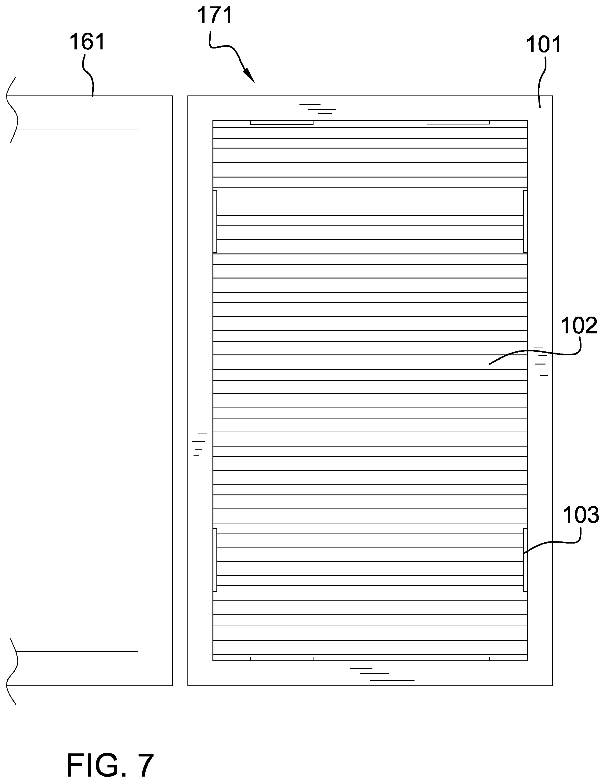 Patent US12497825 Figure 5 – Modular window shutter system