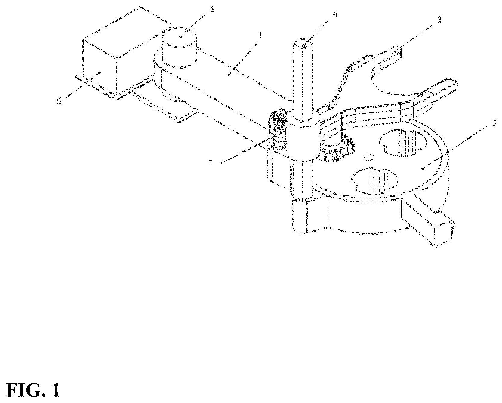 Patent US12497846 Figure 1 – Drilling tool changer device and a method for making the change